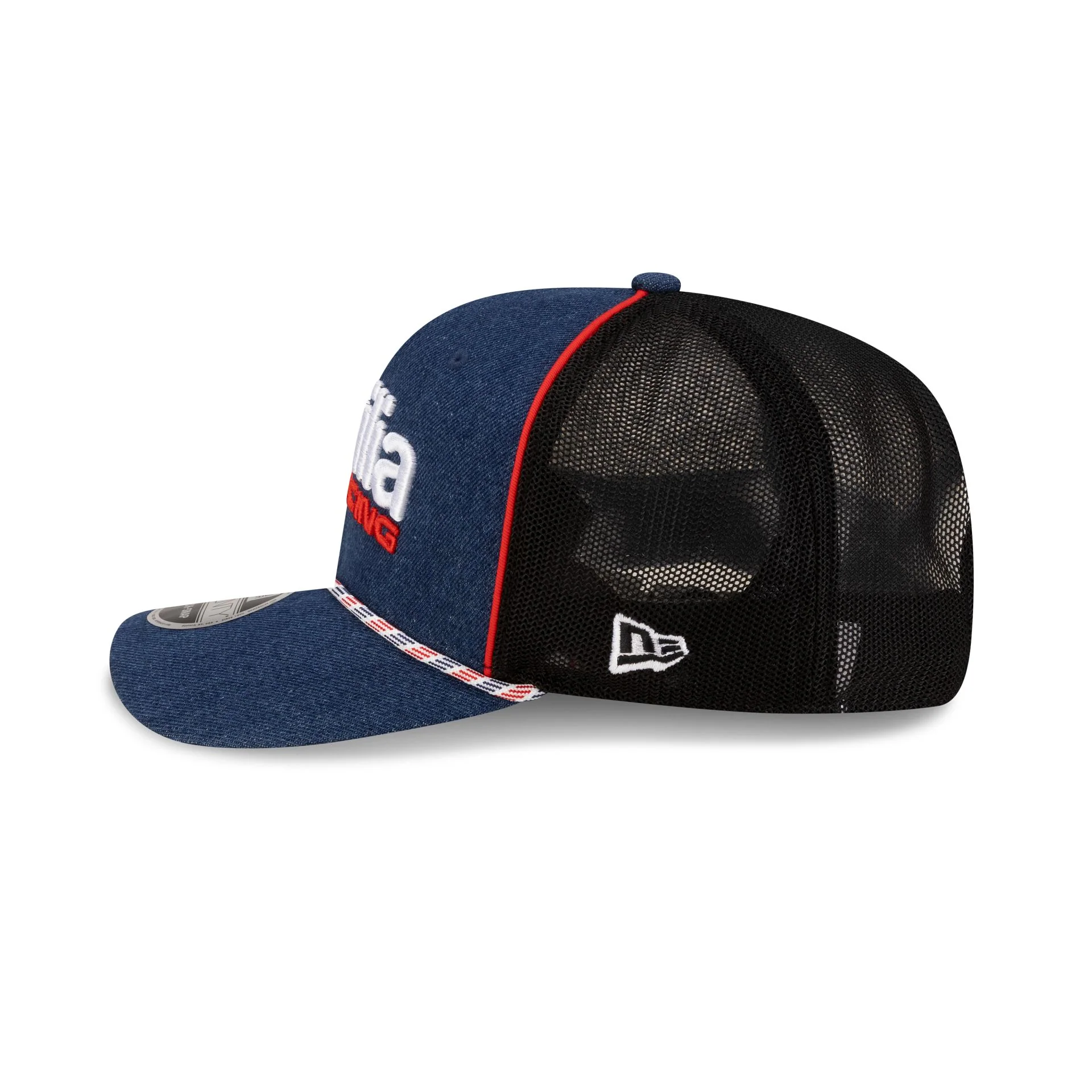 2026 Austin Race Special Aprilia Racing Denim 9SEVENTY Trucker Hat - Image 4
