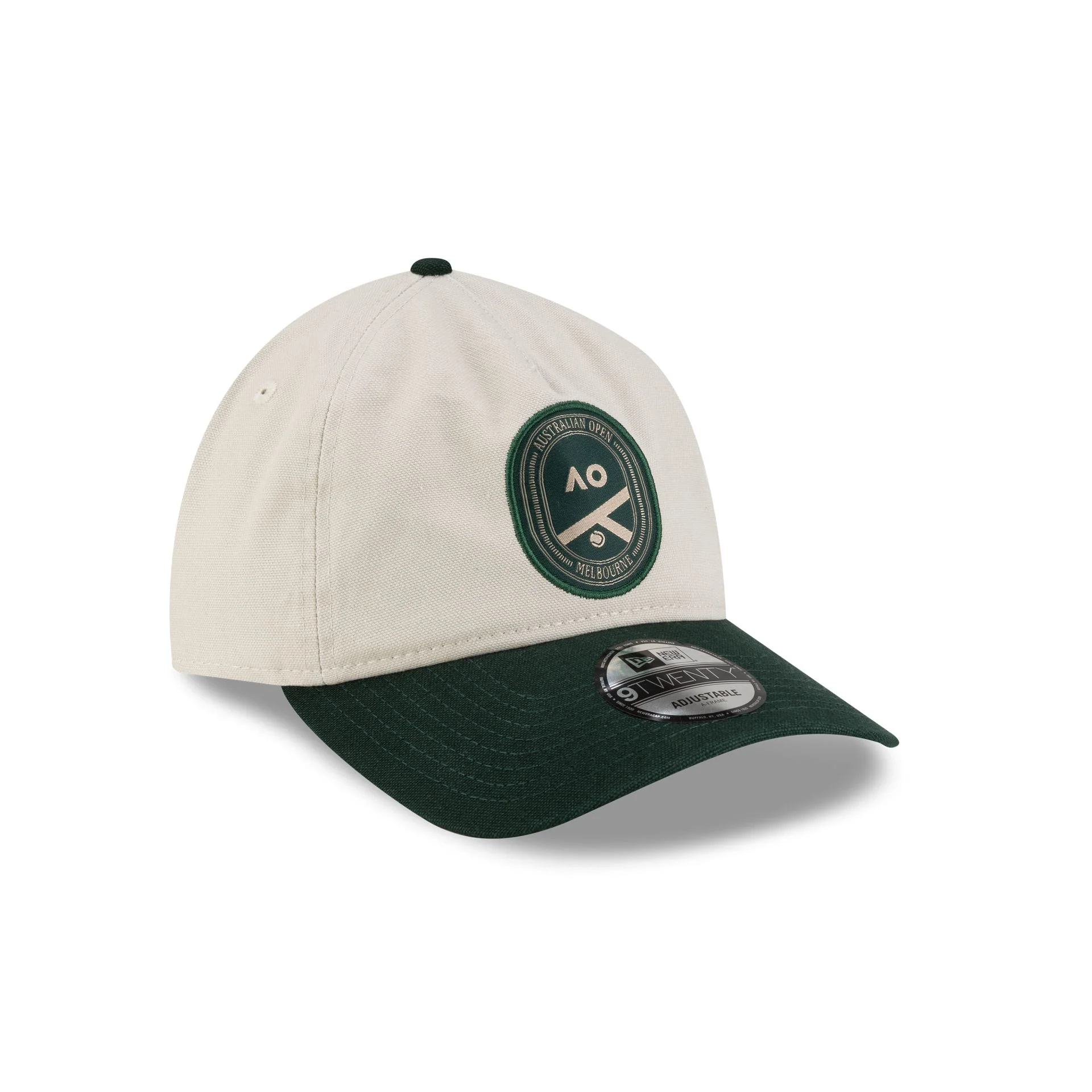 2026 Australian Open Heritage Dark Green 9TWENTY A-Frame Adjustable Hat - Image 3
