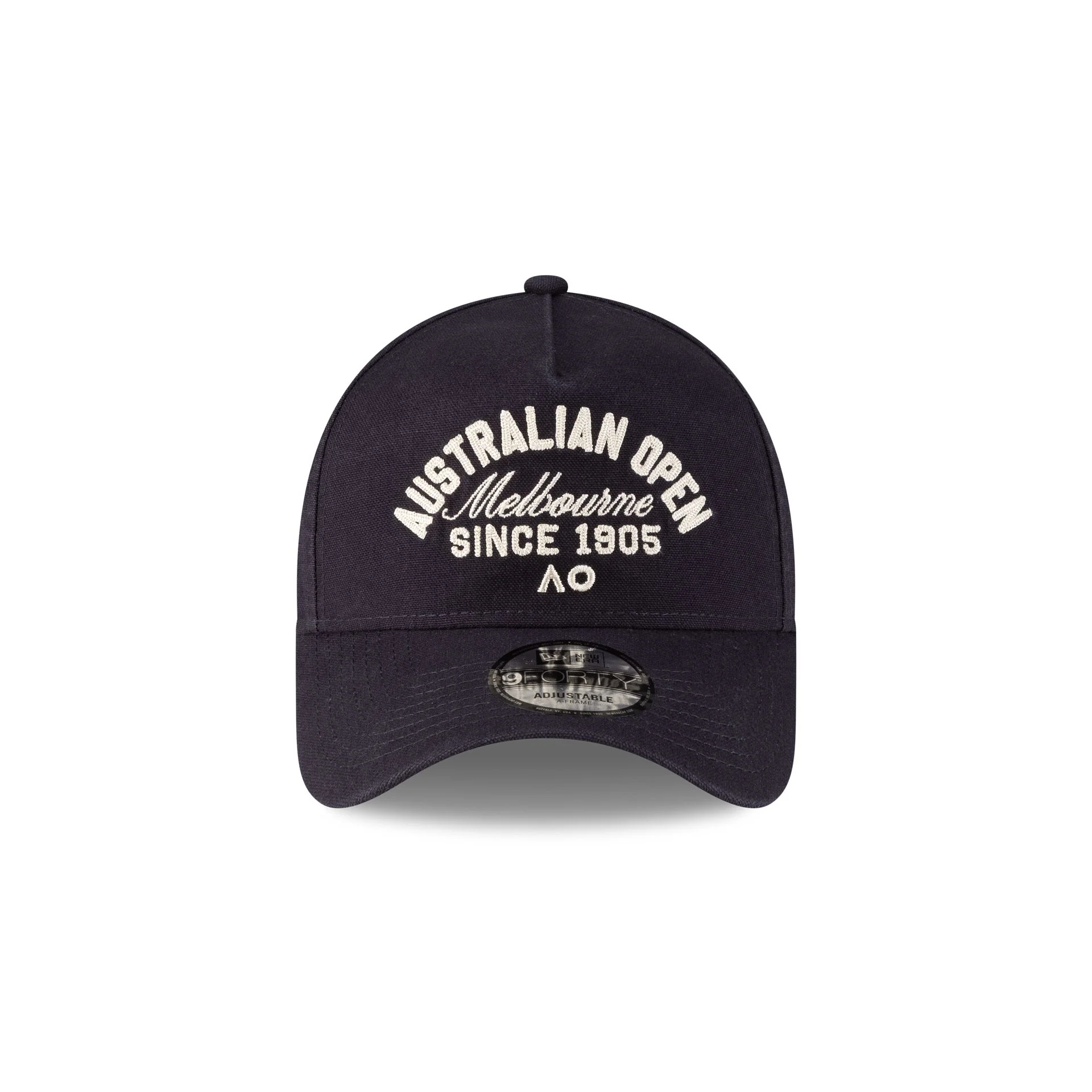 2026 Australian Open Navy Script 9FORTY A-Frame Snapback Hat - Image 2