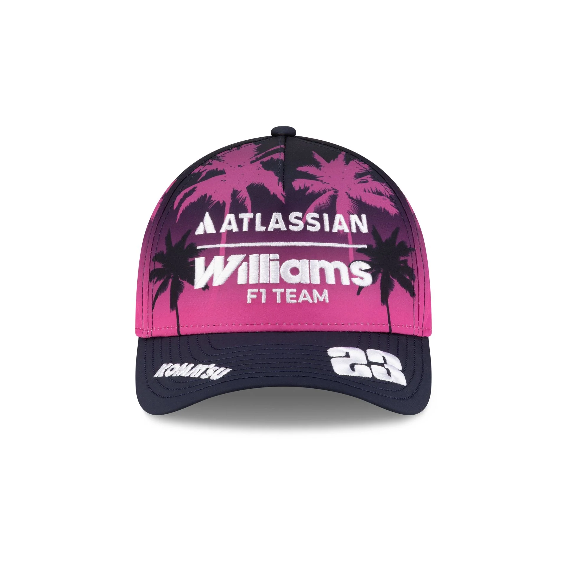 2026 Miami Race Special Atlassian Williams F1 Team Alex Albon 9FORTY M-Crown A-Frame Snapback Hat - Image 2
