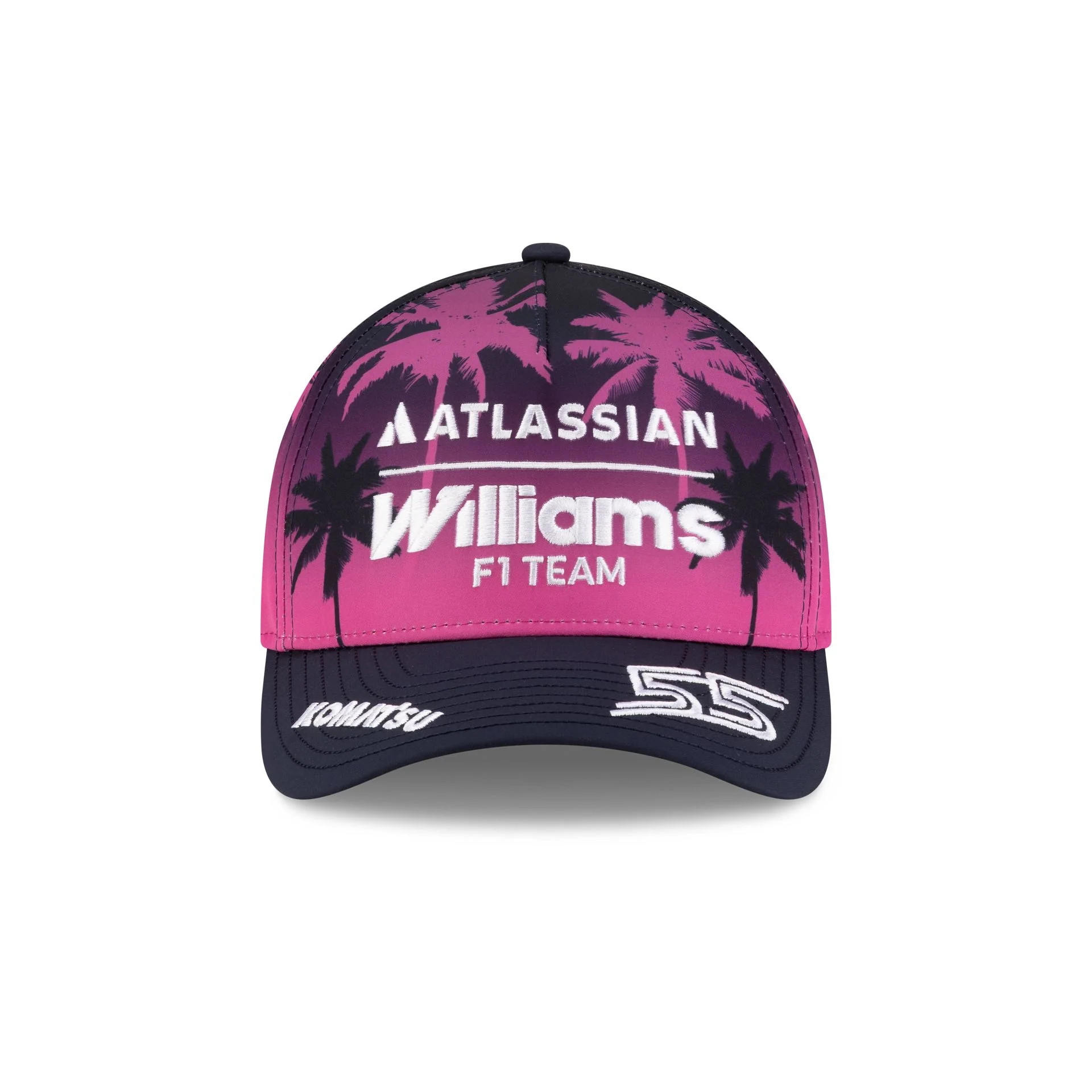 2026 Miami Race Special Atlassian Williams F1 Team Carlos Sainz 9FORTY M-Crown A-Frame Snapback Hat - Image 2