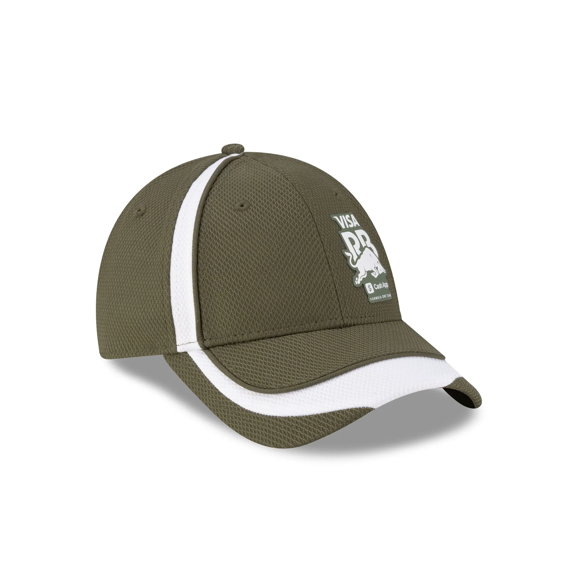 2026 Race Special Visa Cash App Racing Bulls New Olive 9FORTY Snapback Hat - Image 3