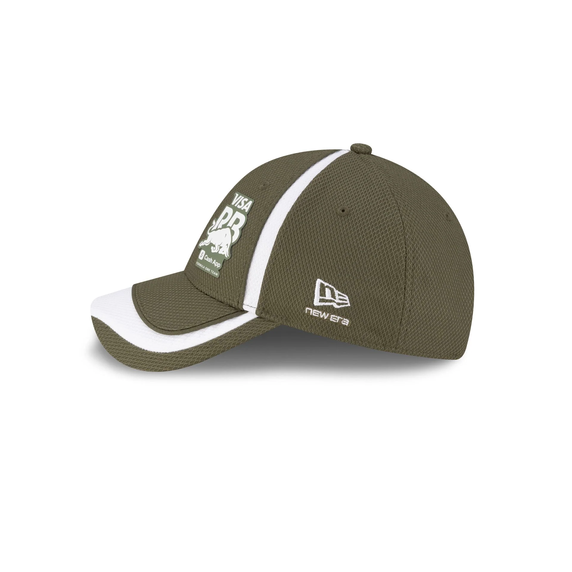 2026 Race Special Visa Cash App Racing Bulls New Olive 9FORTY Snapback Hat - Image 4