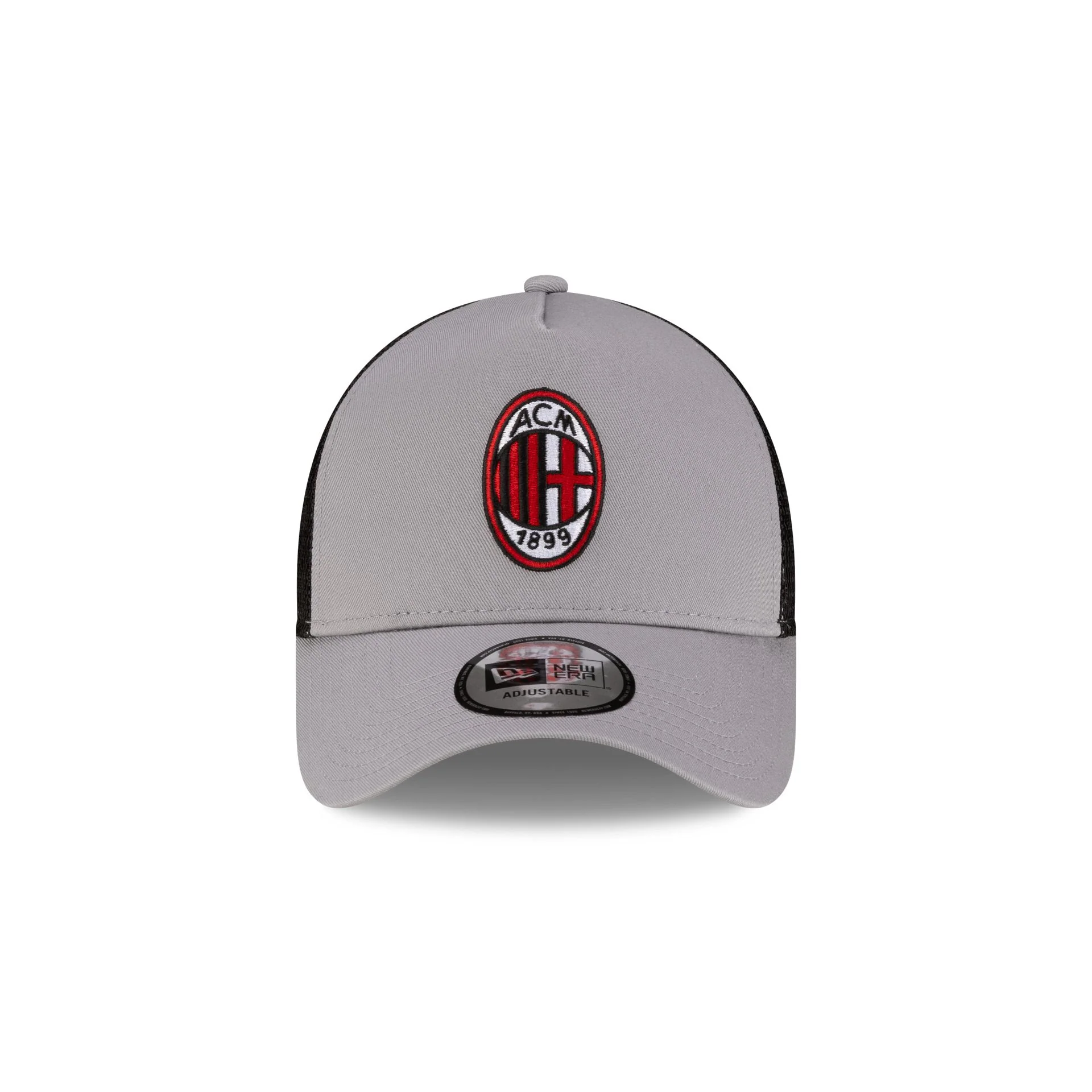 AC Milan Patch Gray 9FORTY A-Frame Trucker Hat - Image 2