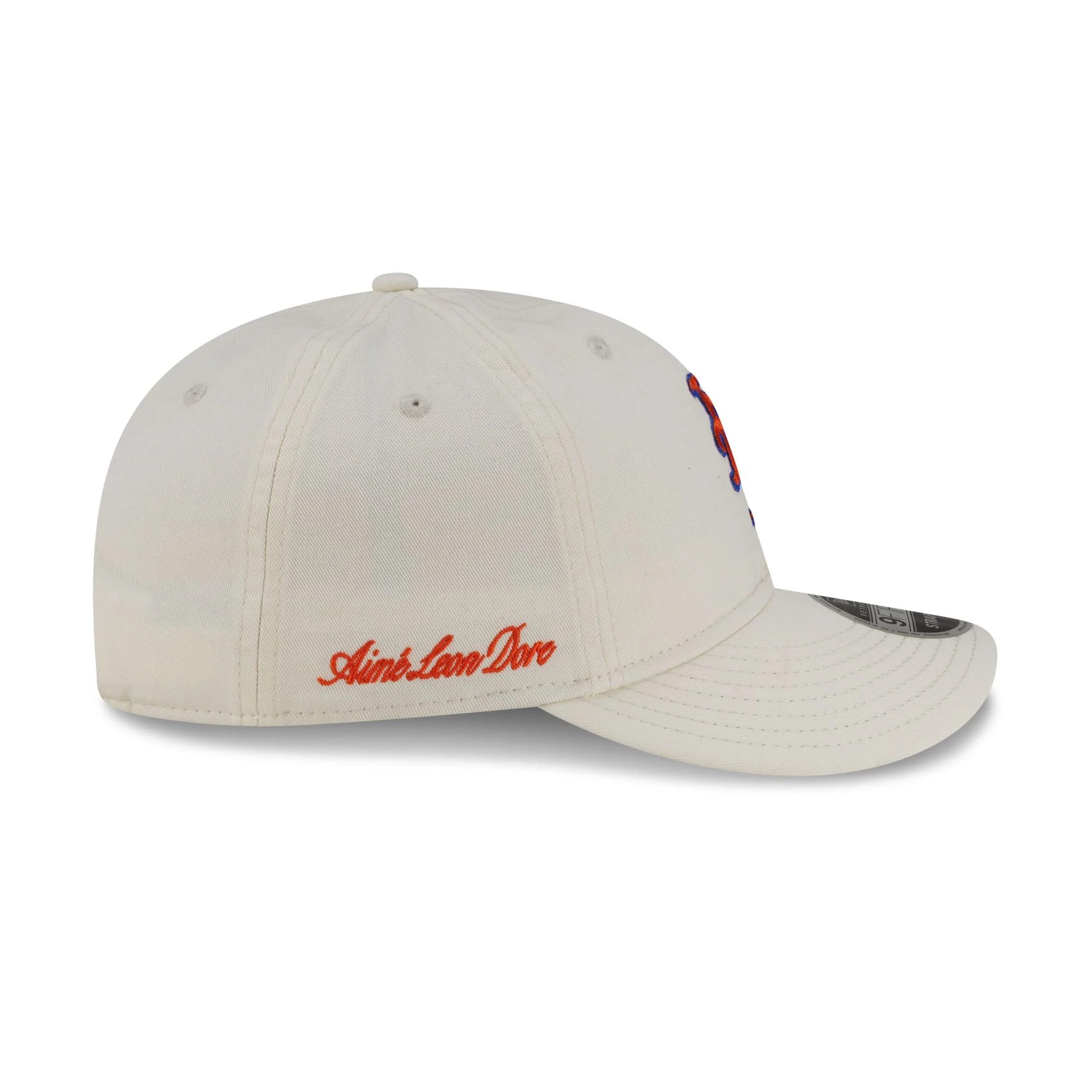 Aimé Leon Dore New York Mets Chrome White Retro Crown 9FIFTY Strapback Hat - Image 4