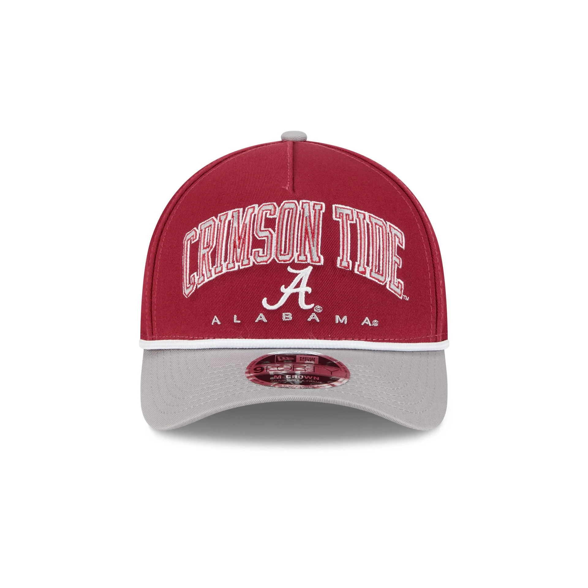 Alabama Crimson Tide Arch 9FORTY M-Crown A-Frame Snapback Hat - Image 2