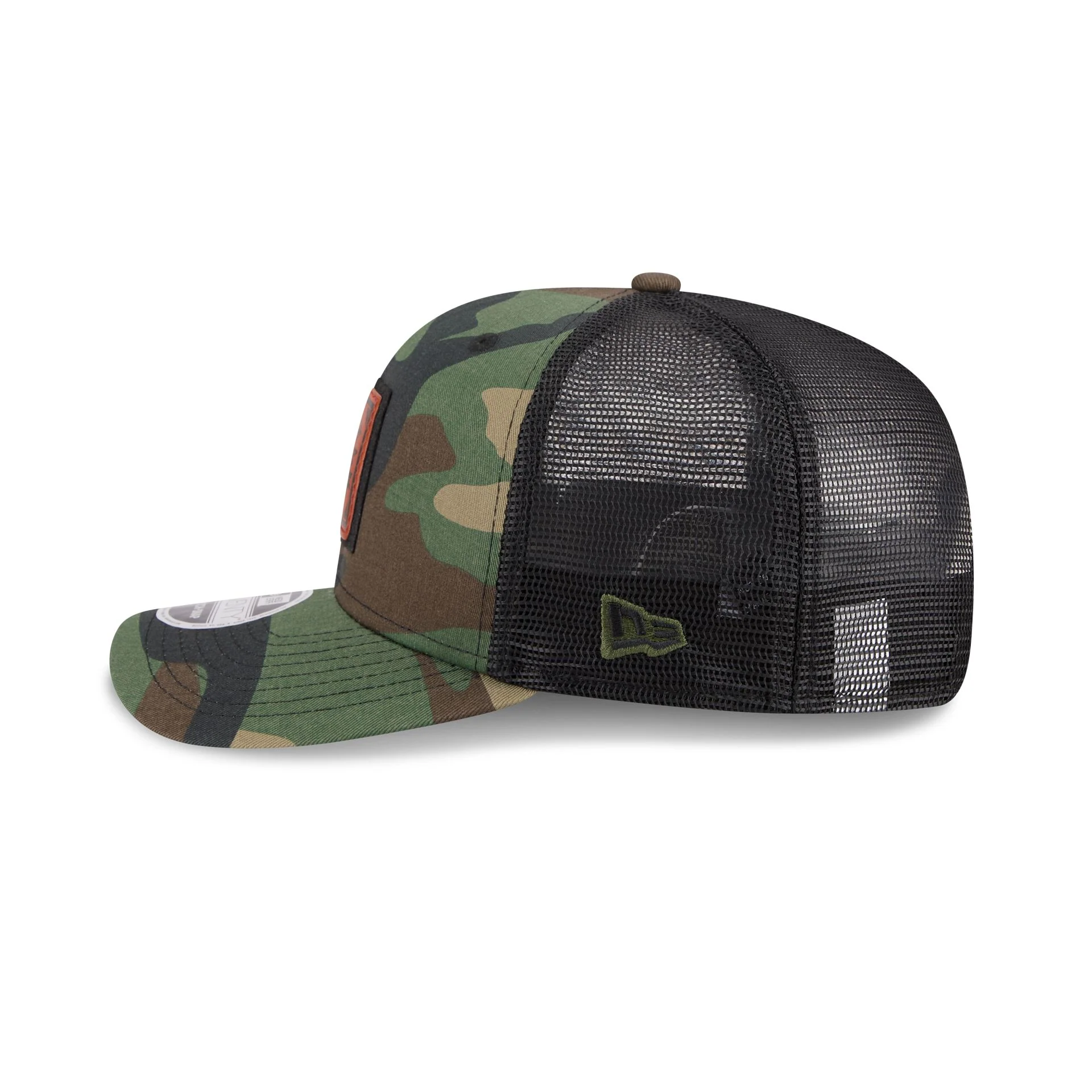 Alabama Crimson Tide Camo Canvas 9SEVENTY Trucker Hat - Image 4