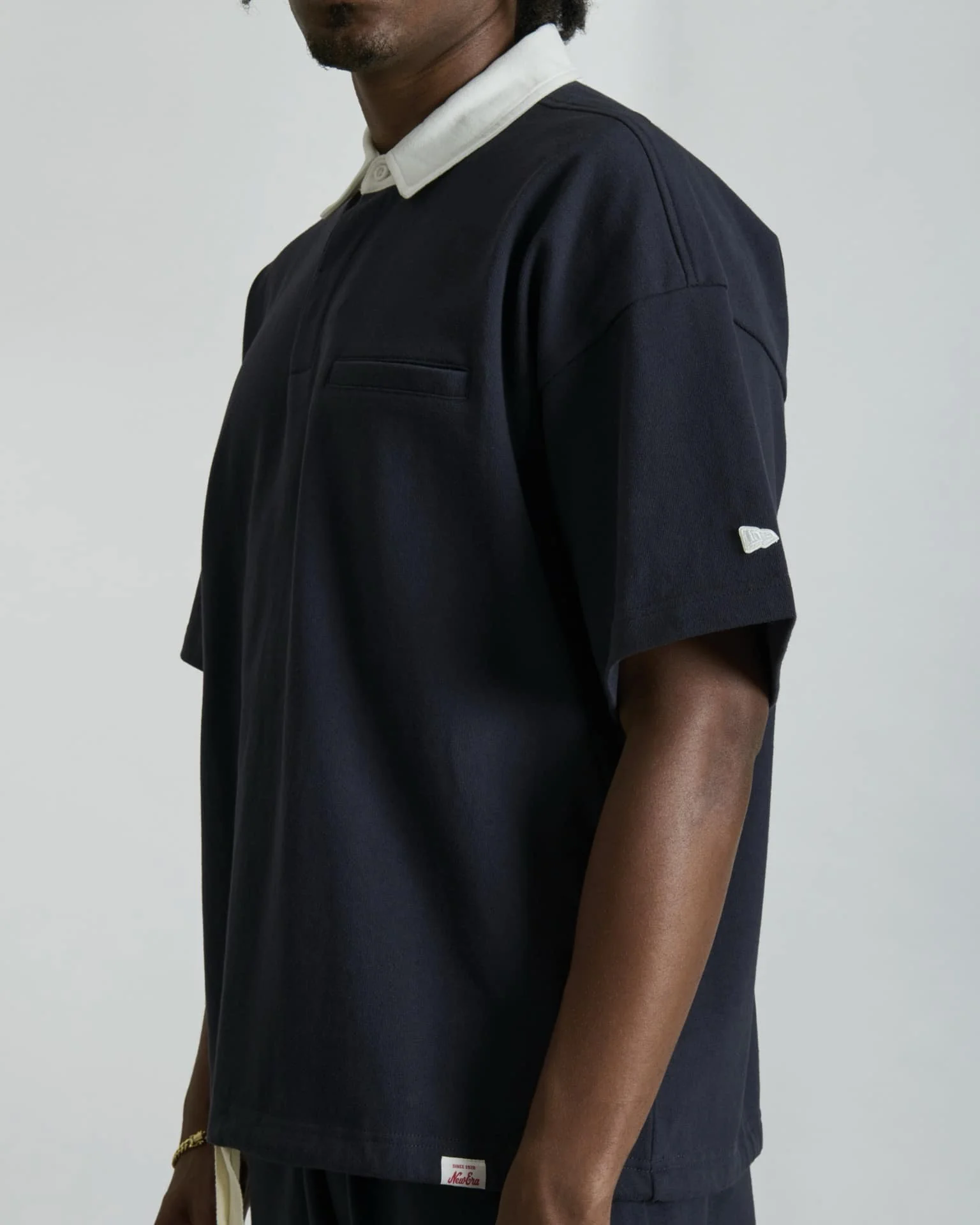 Alden Navy Rugby Shirt - Image 4