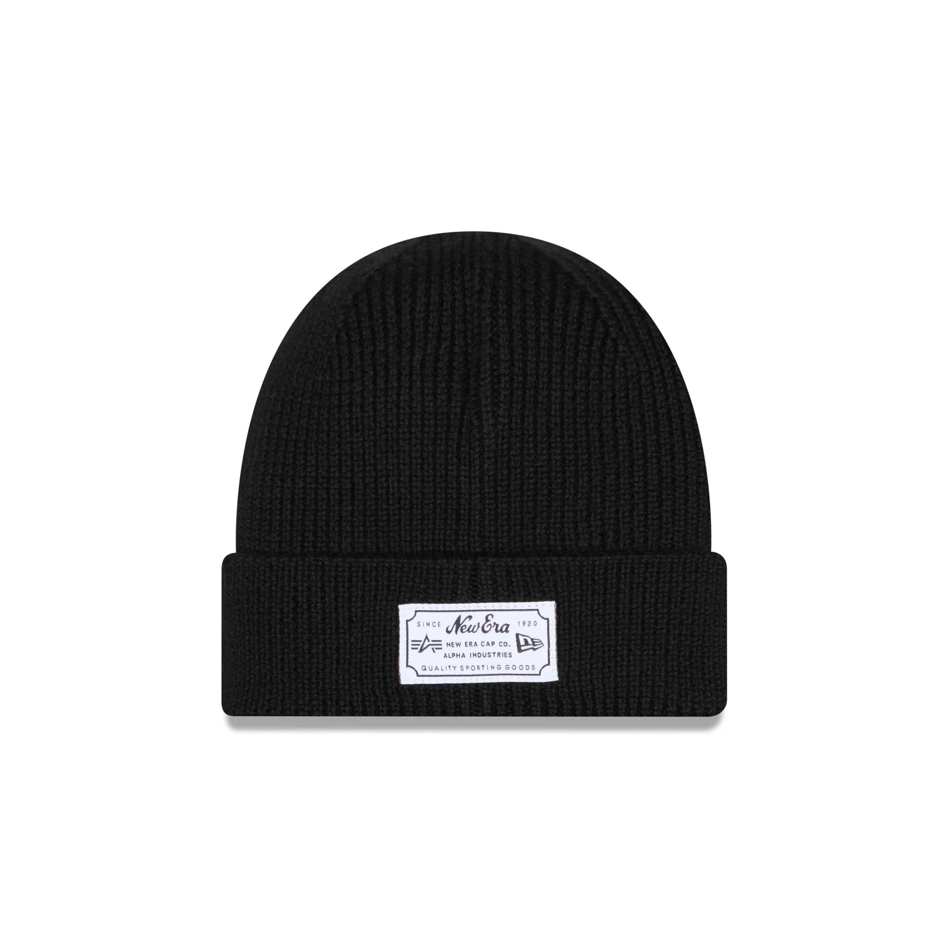 Alpha Industries x Anaheim Ducks Black Cuff Knit Hat - Image 3