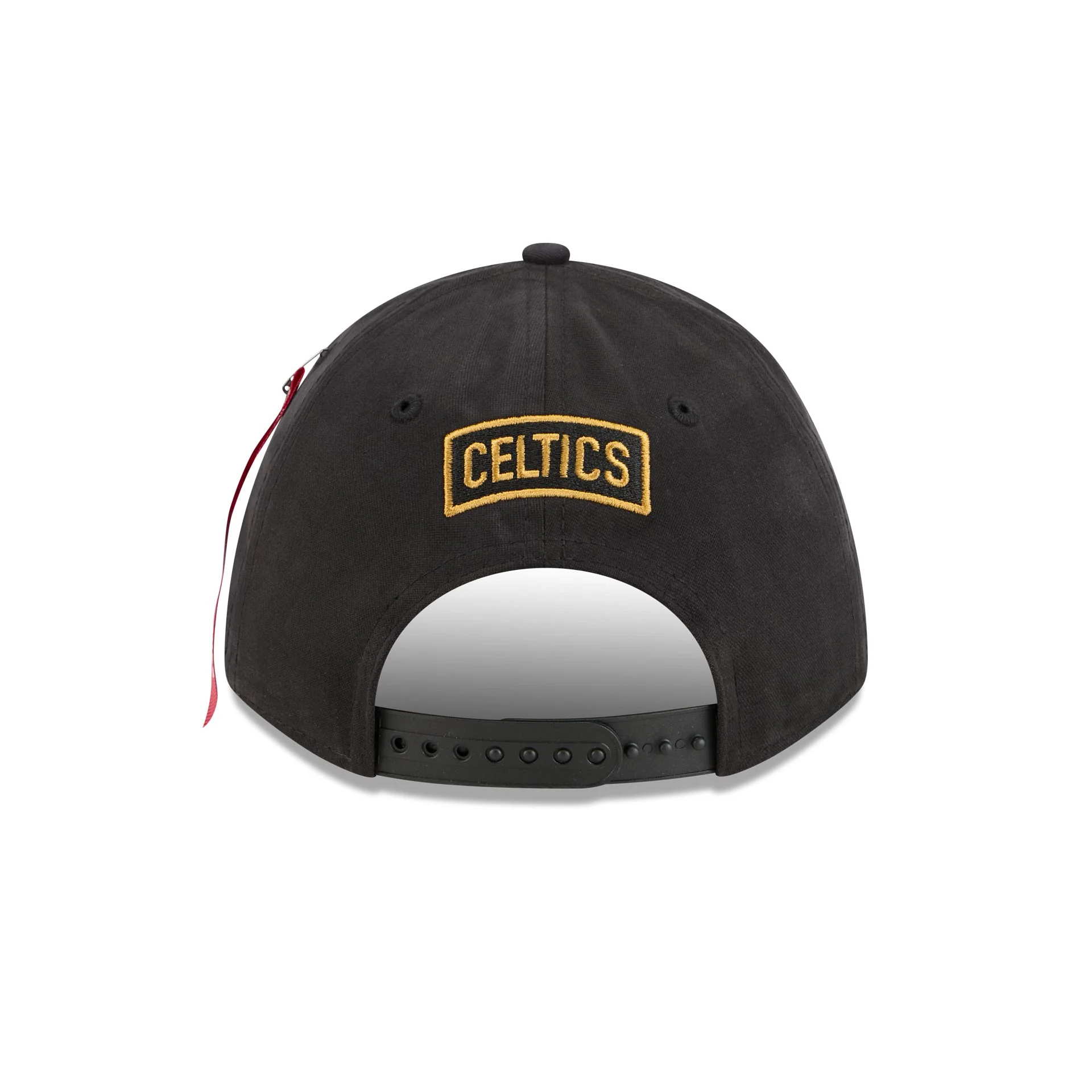 Alpha Industries x Boston Celtics Black 9FORTY M-Crown A-Frame Snapback Hat - Image 6