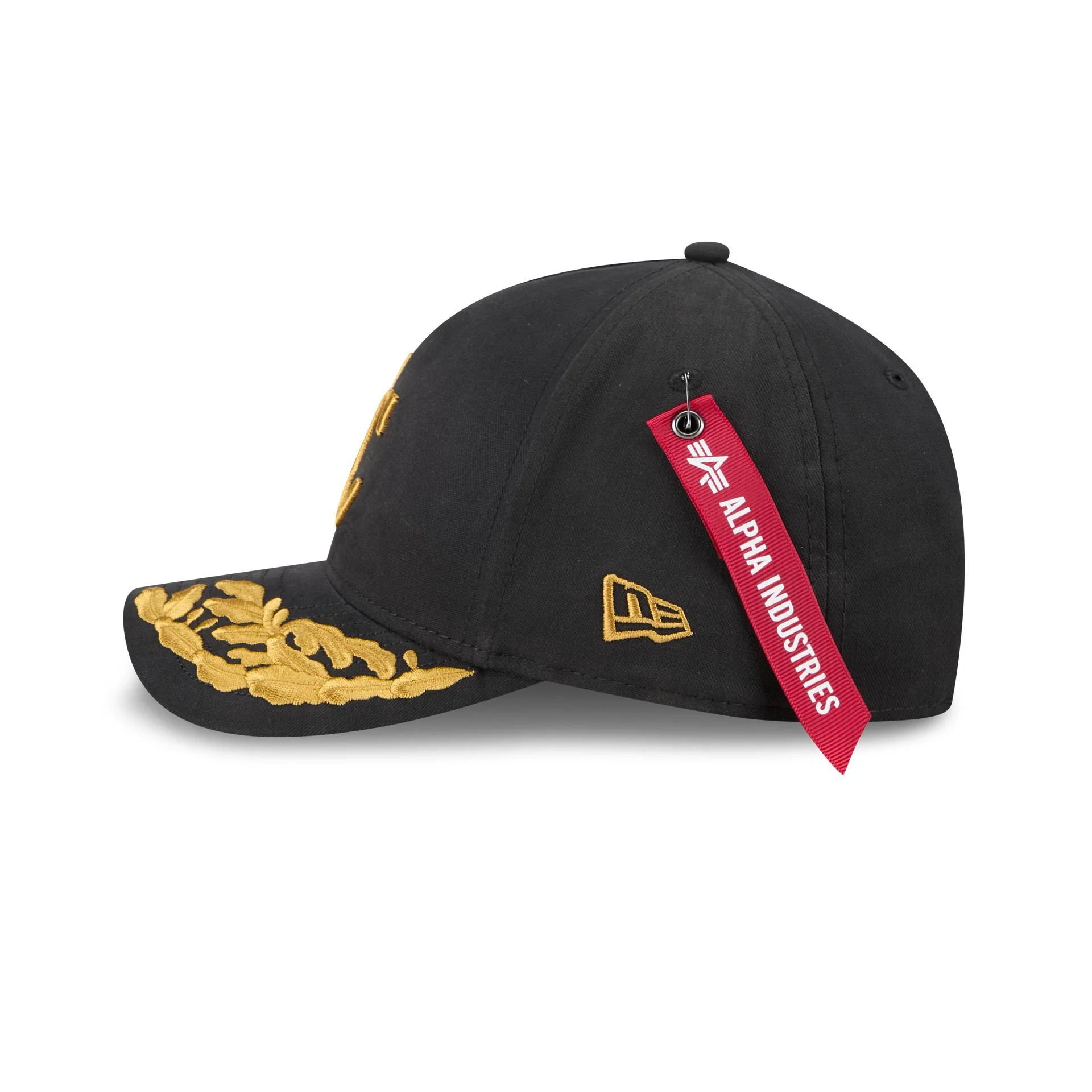 Alpha Industries x Kansas City Royals Black 9FORTY M-Crown A-Frame Snapback Hat - Image 4