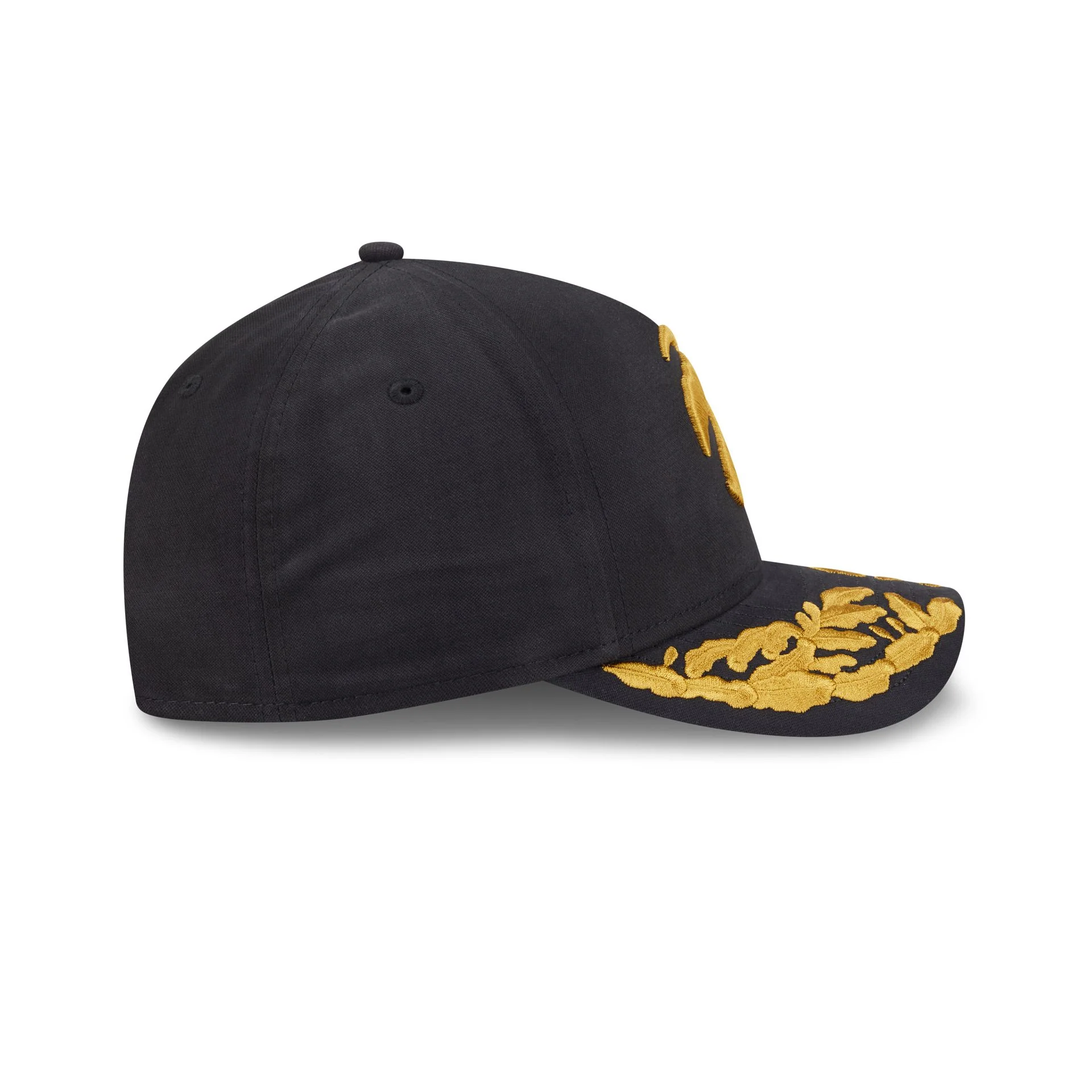 Alpha Industries x Toronto Raptors Black 9FORTY M-Crown A-Frame Snapback Hat - Image 5