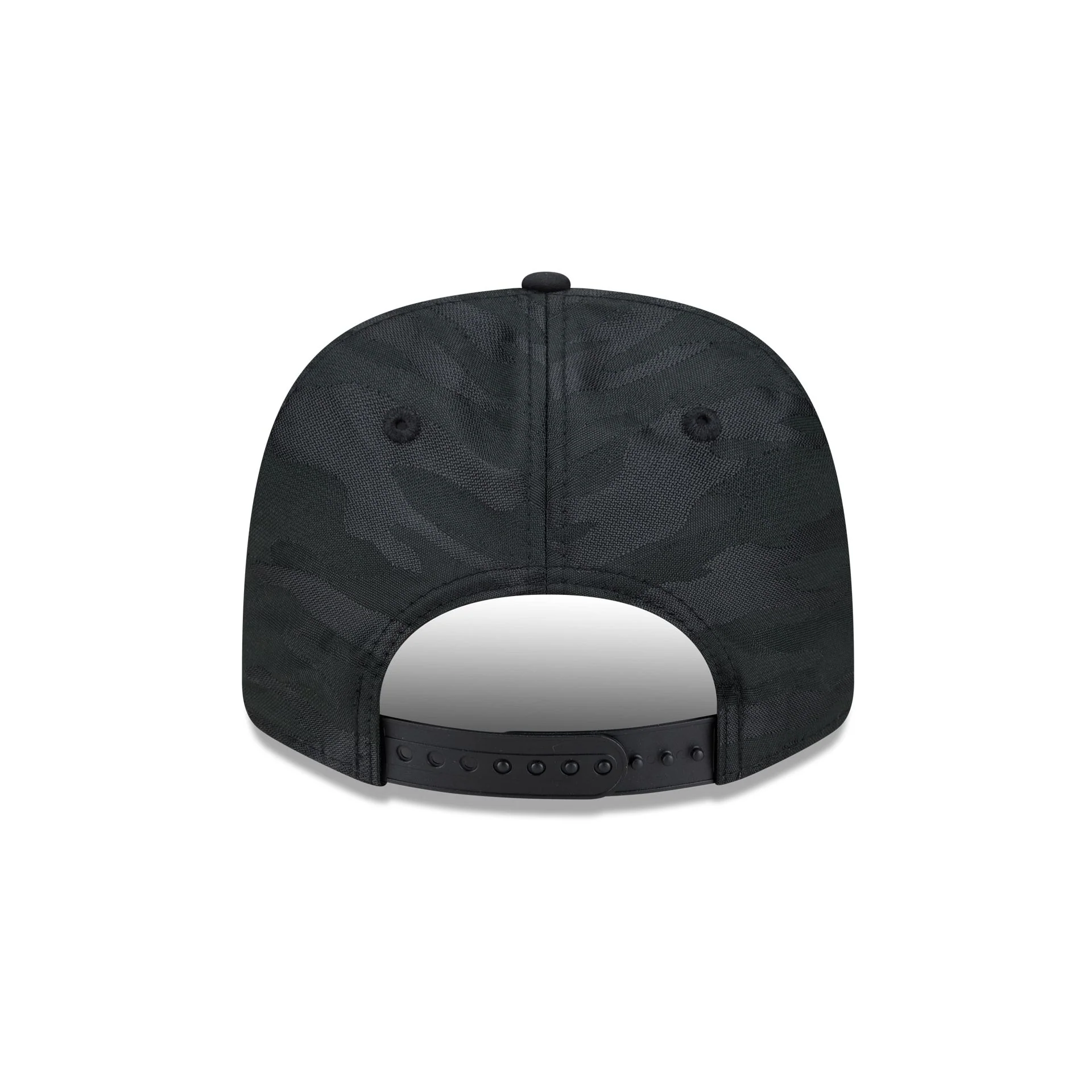 Anaheim Ducks Black Camo Split Panel 9SEVENTY Stretch-Snap Hat - Image 6