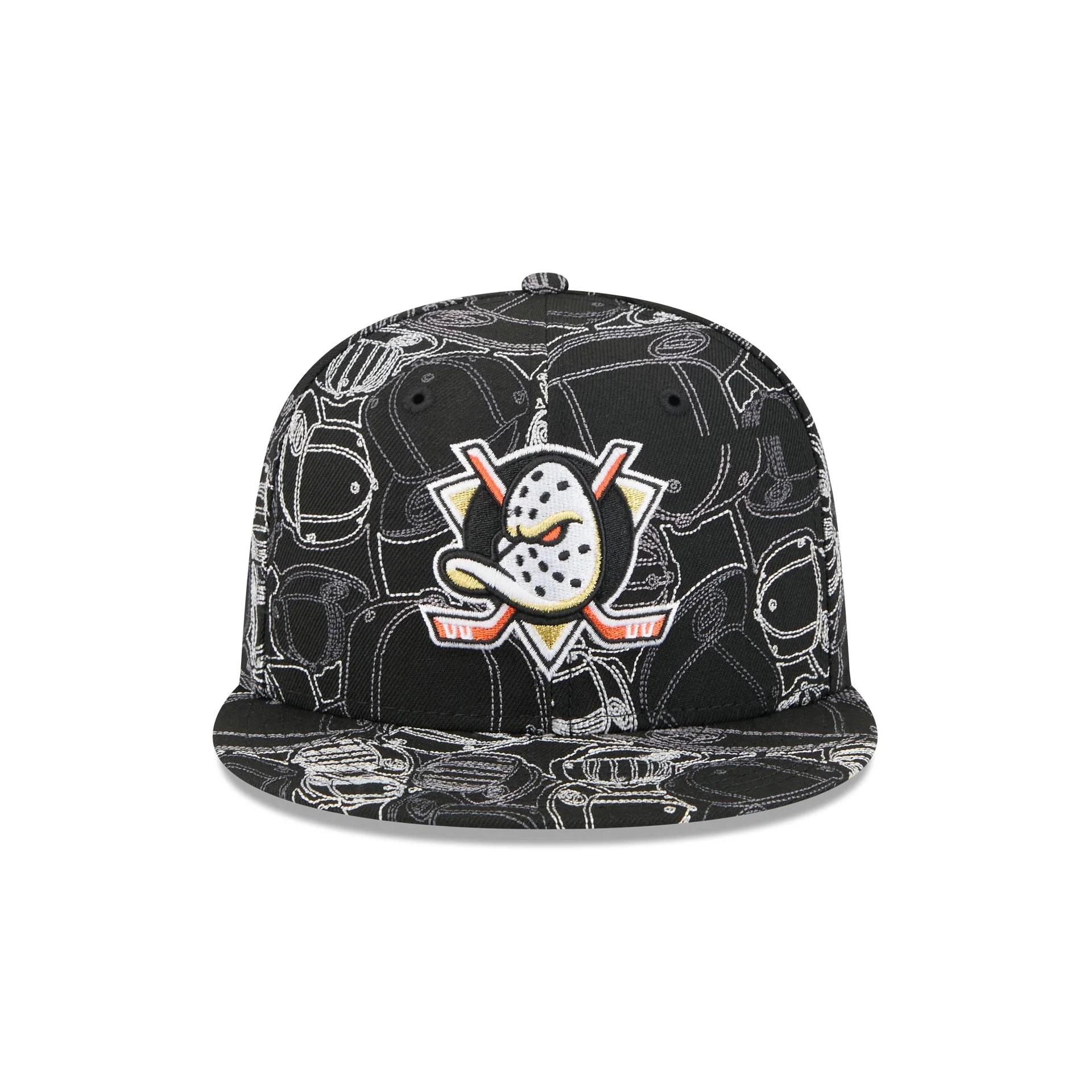 Anaheim Ducks Cap Scramble 59FIFTY Fitted Hat - Image 2