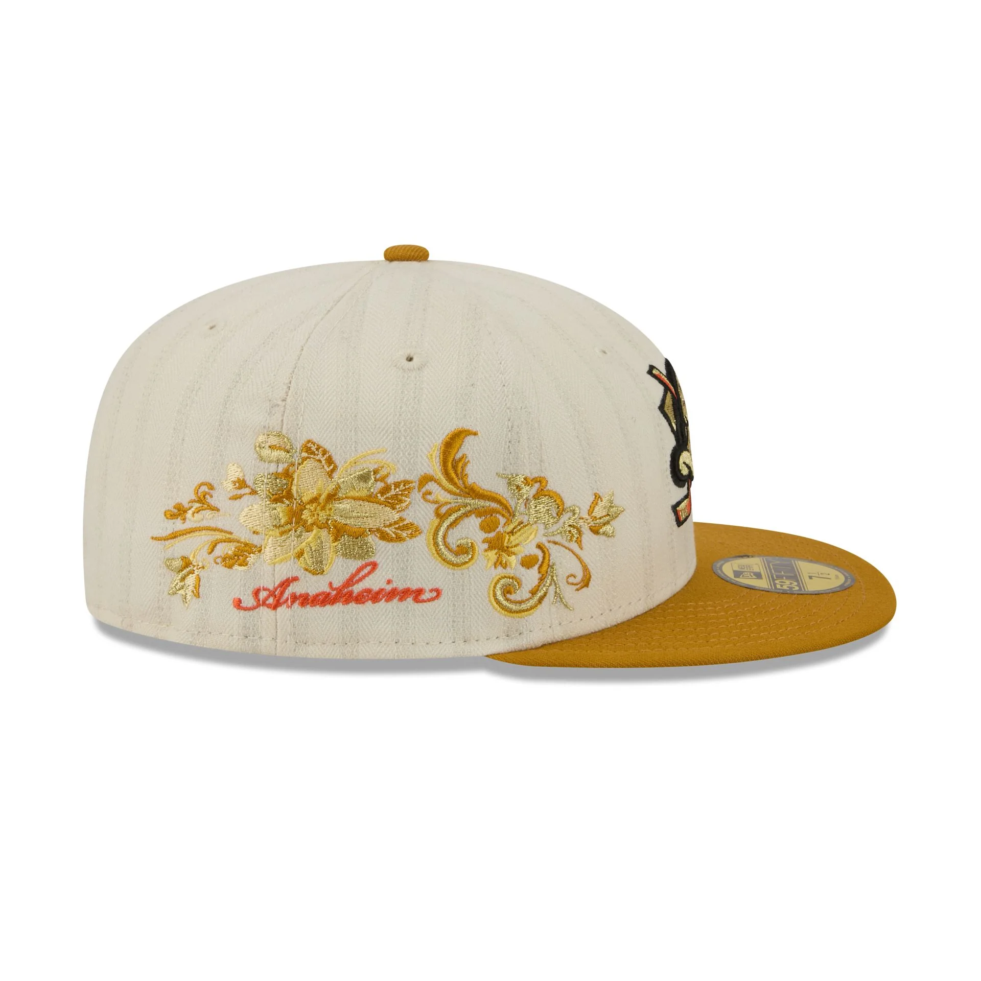 Anaheim Ducks Chrome Herringbone 59FIFTY Fitted Hat - Image 4