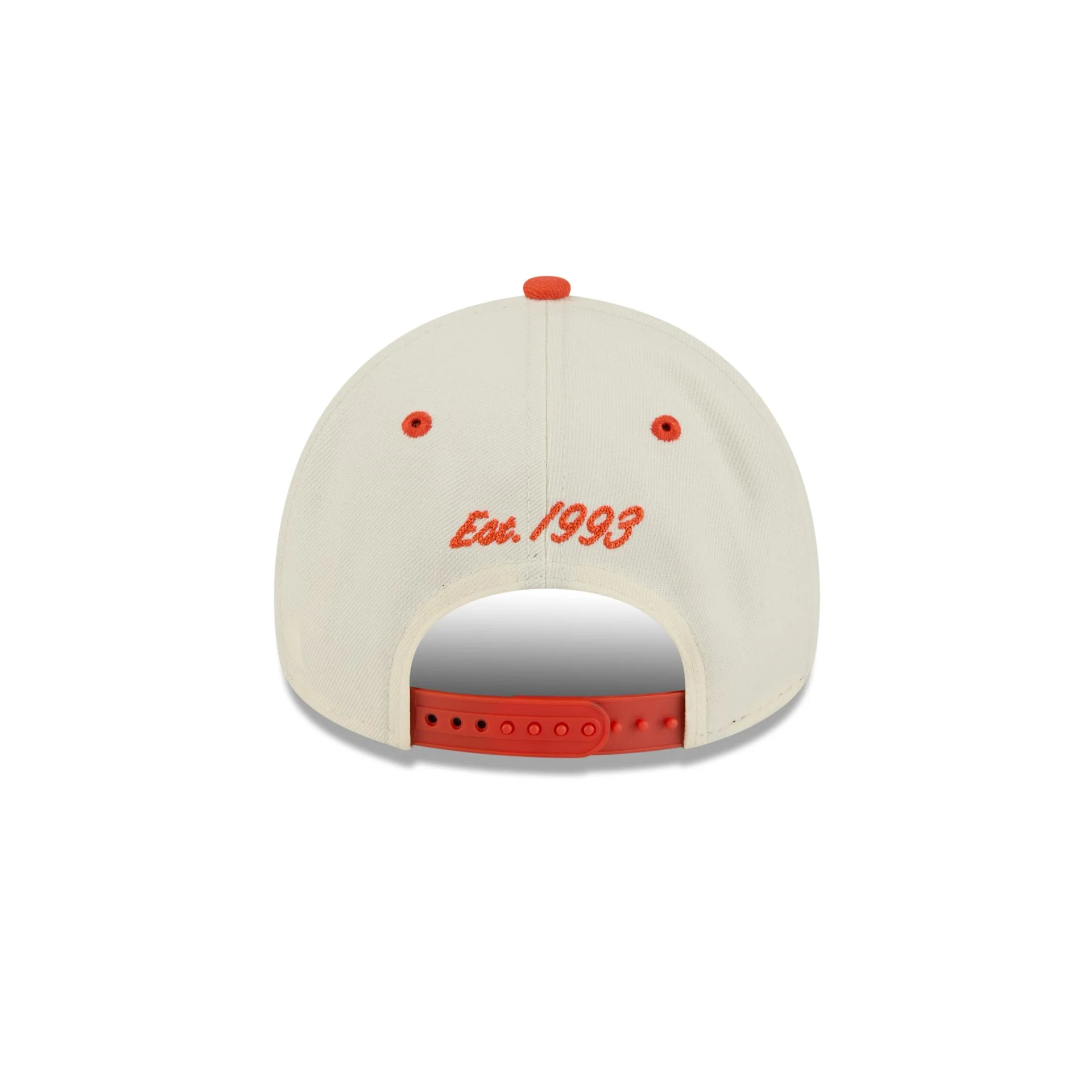 Anaheim Ducks Chrome White Arched 9FORTY A-Frame Snapback Hat - Image 6