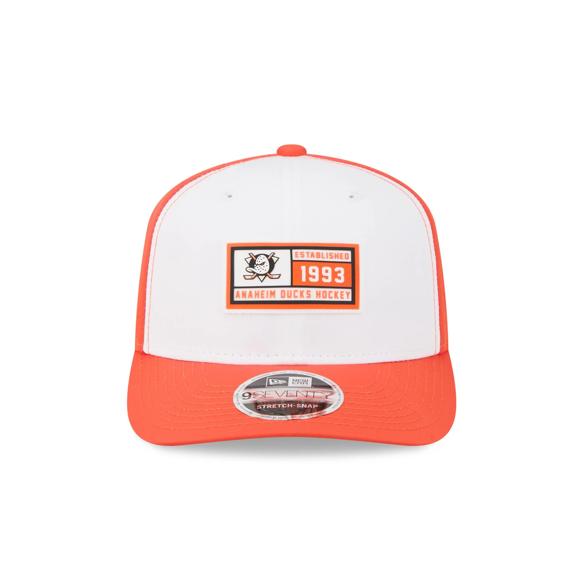 Anaheim Ducks Est. Patch 9SEVENTY Stretch-Snap Hat - Image 2