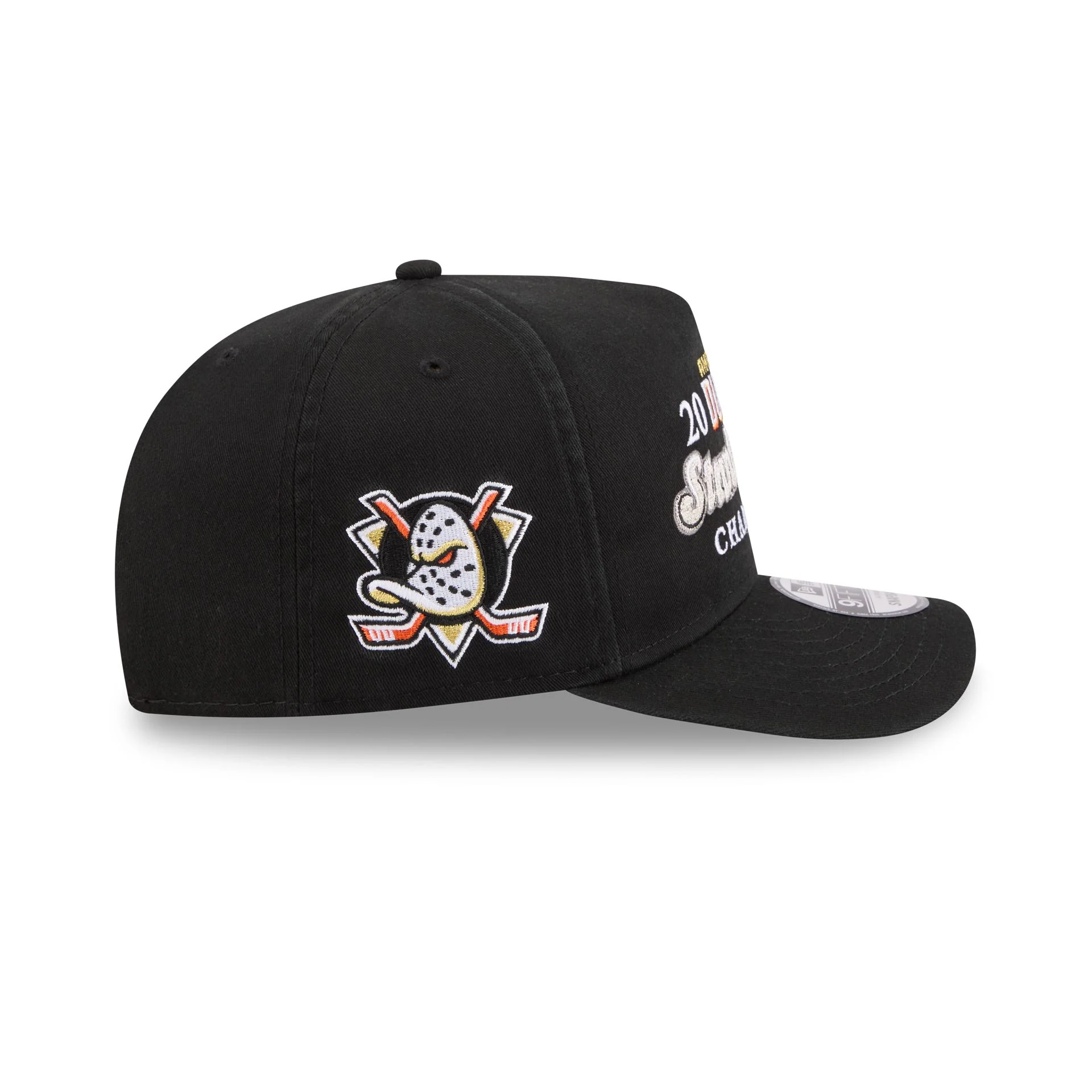 Anaheim Ducks Historic Win 9FIFTY A-Frame Snapback Hat - Image 4