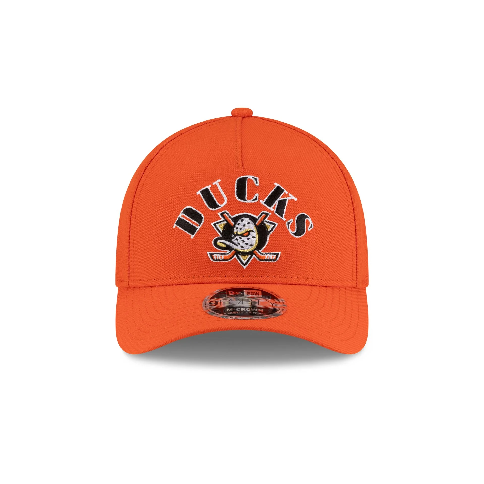 Anaheim Ducks Retro Arch 9FORTY M-Crown A-Frame Snapback Hat - Image 2