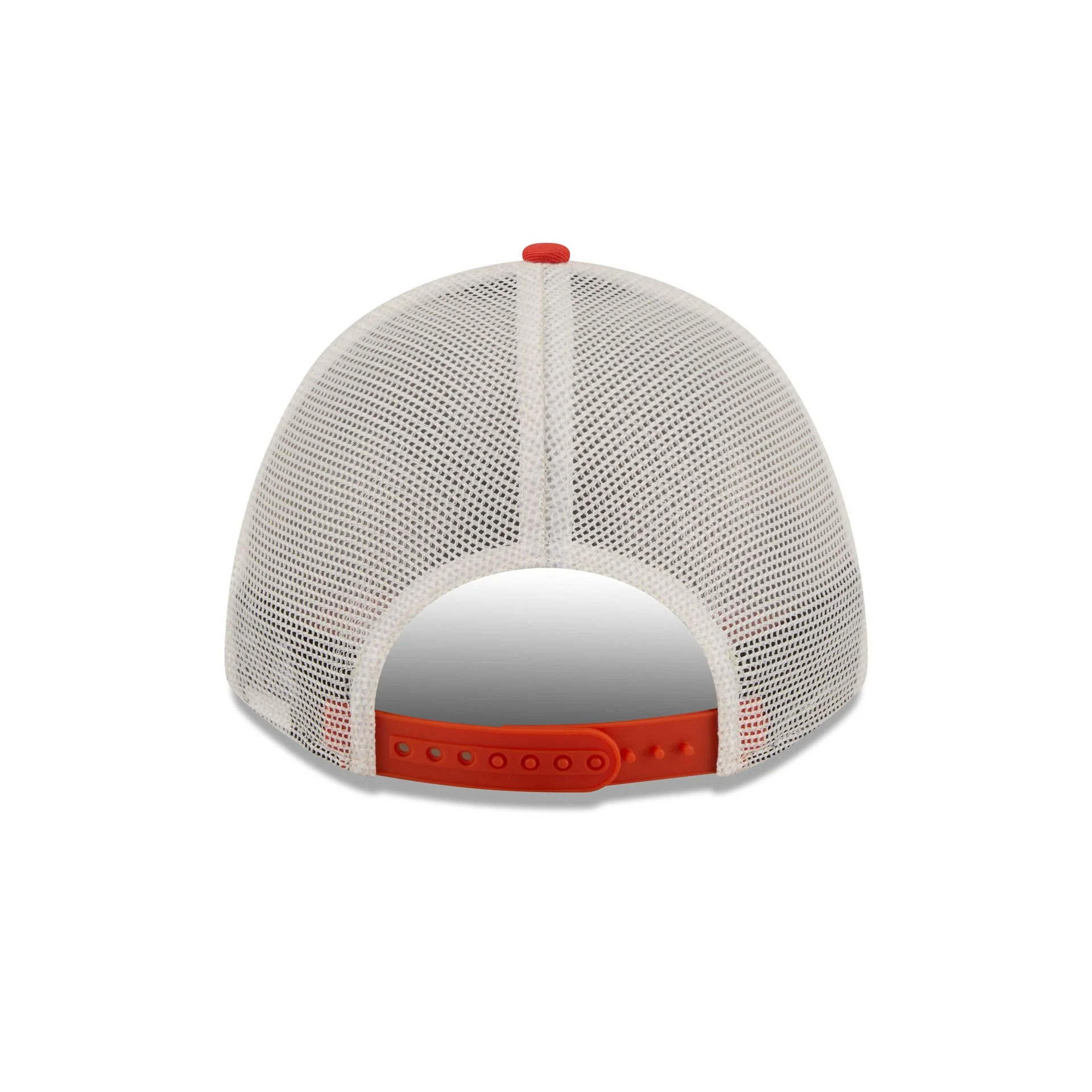 Anaheim Ducks Retro Chrome Women's White 9FORTY M-Crown A-Frame Trucker Hat - Image 6