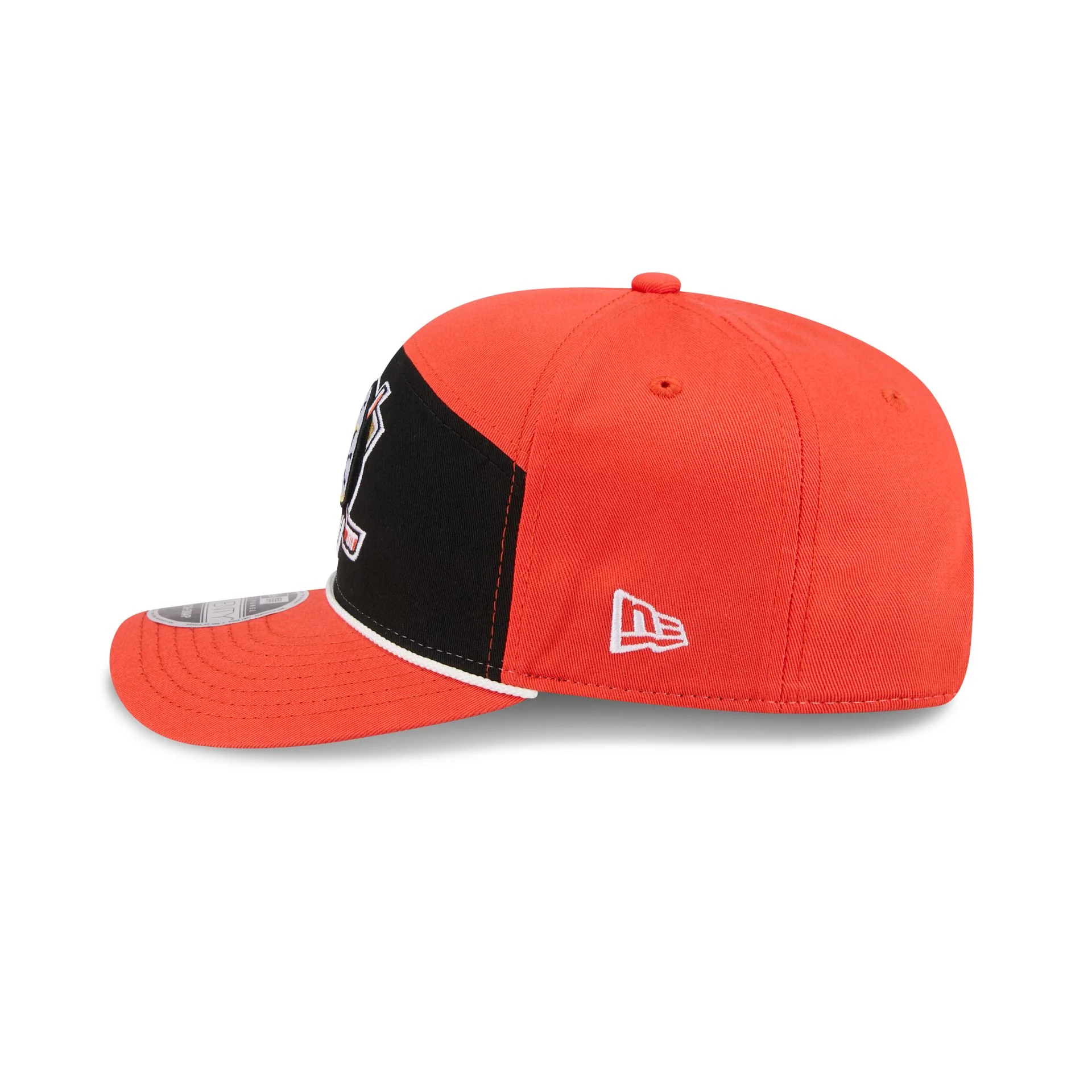 Anaheim Ducks Split Panel 9SEVENTY Stretch-Snap Hat - Image 4