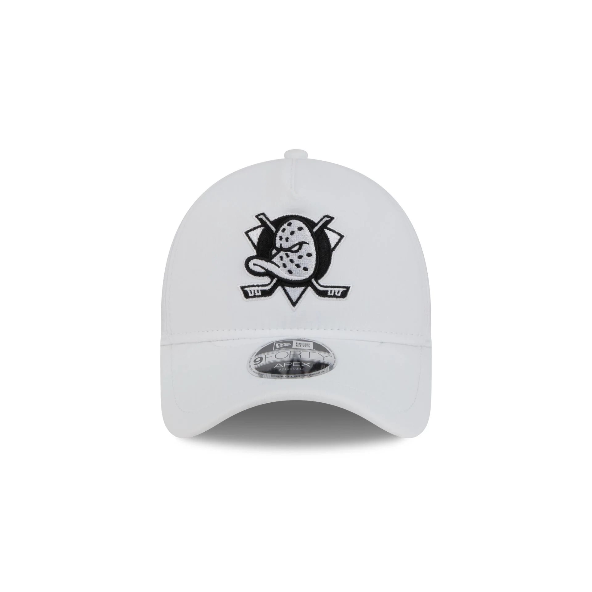 Anaheim Ducks White 9FORTY APEX Snapback Hat - Image 2