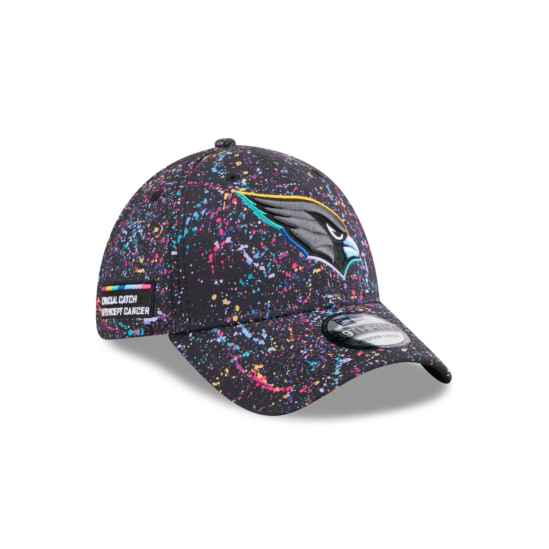 Arizona Cardinals 2025 Crucial Catch 39THIRTY Stretch Fit Hat