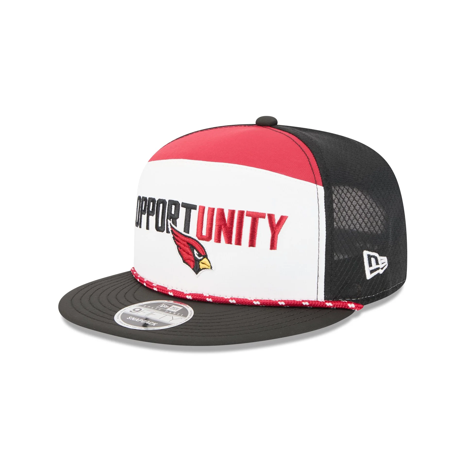Arizona Cardinals 2025 Inspire Change Split Panel 9FIFTY Snapback Hat