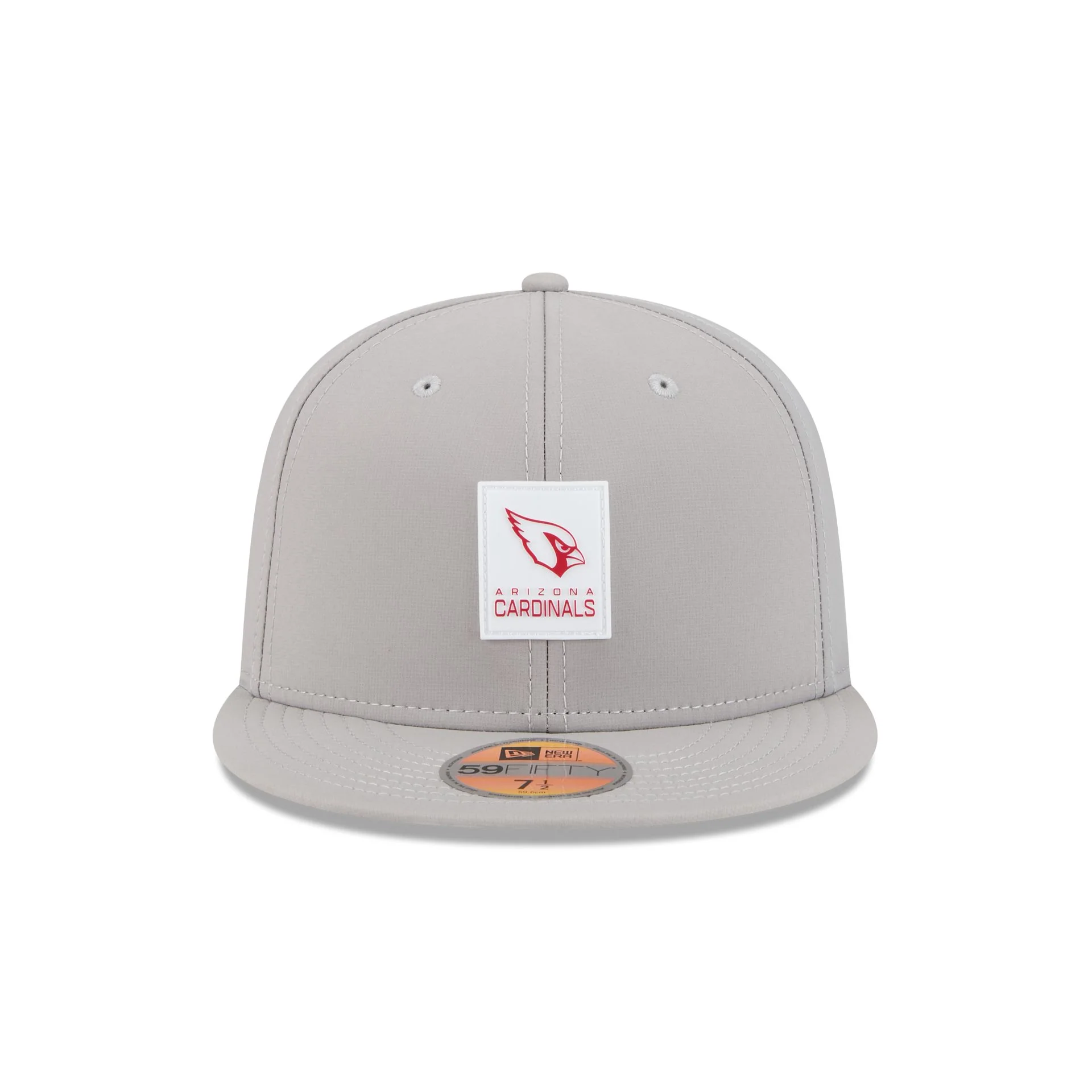 Arizona Cardinals 2025 Sideline Hot Weather Gray 59FIFTY Fitted Hat - Image 2