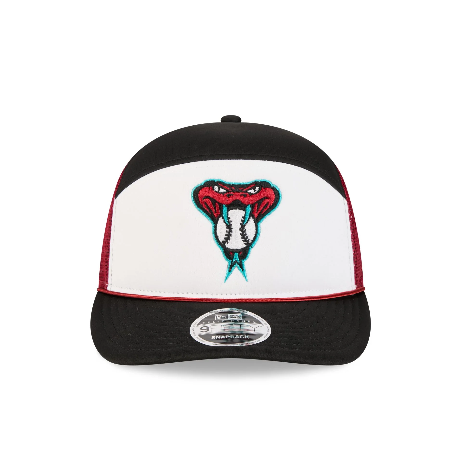 Arizona Diamondbacks Blocked Split Panel 9FIFTY Trucker Hat - Image 2