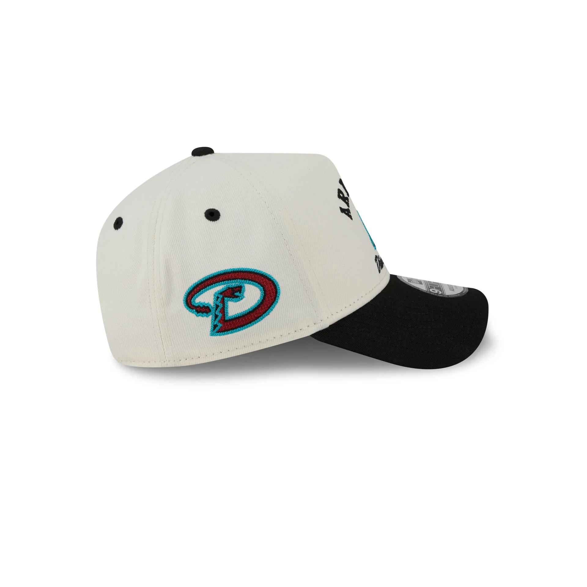 Arizona Diamondbacks Chrome White Arched 9FORTY A-Frame Snapback Hat - Image 4