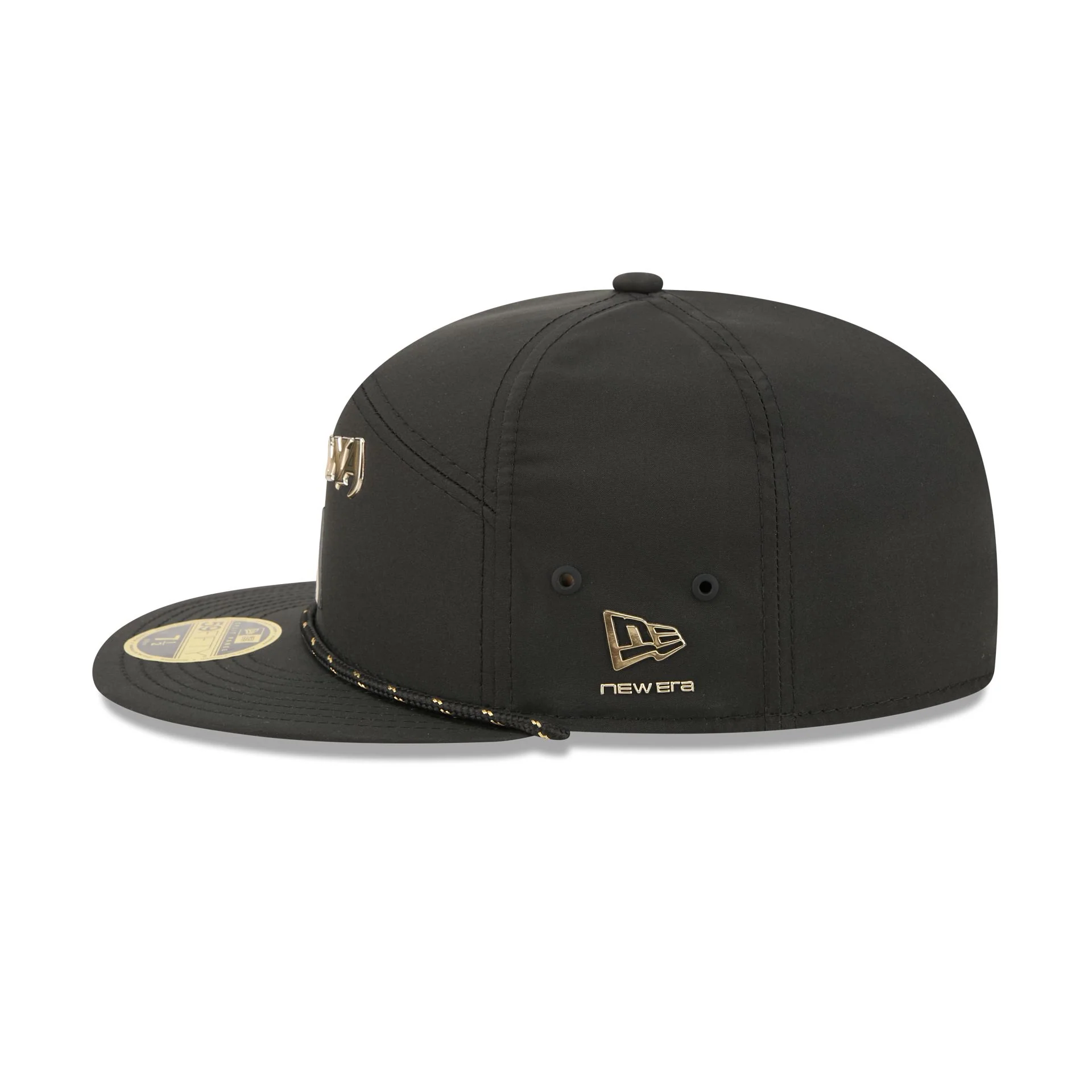 Arizona Diamondbacks Gold Logo Rope Split Panel 59FIFTY Fitted Hat - Image 4