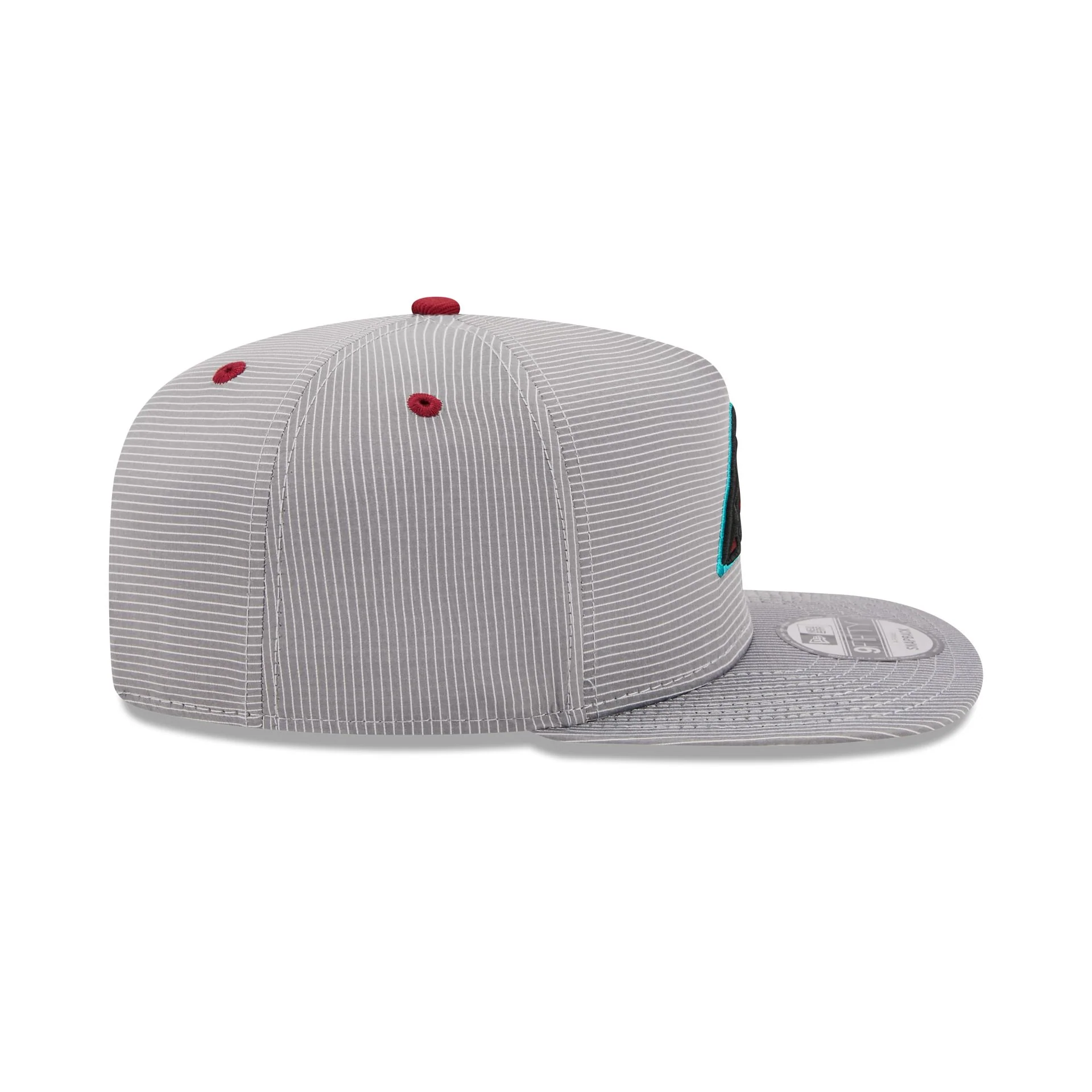 Arizona Diamondbacks Pinstripe Ripstop 9FIFTY A-Frame Snapback Hat - Image 5