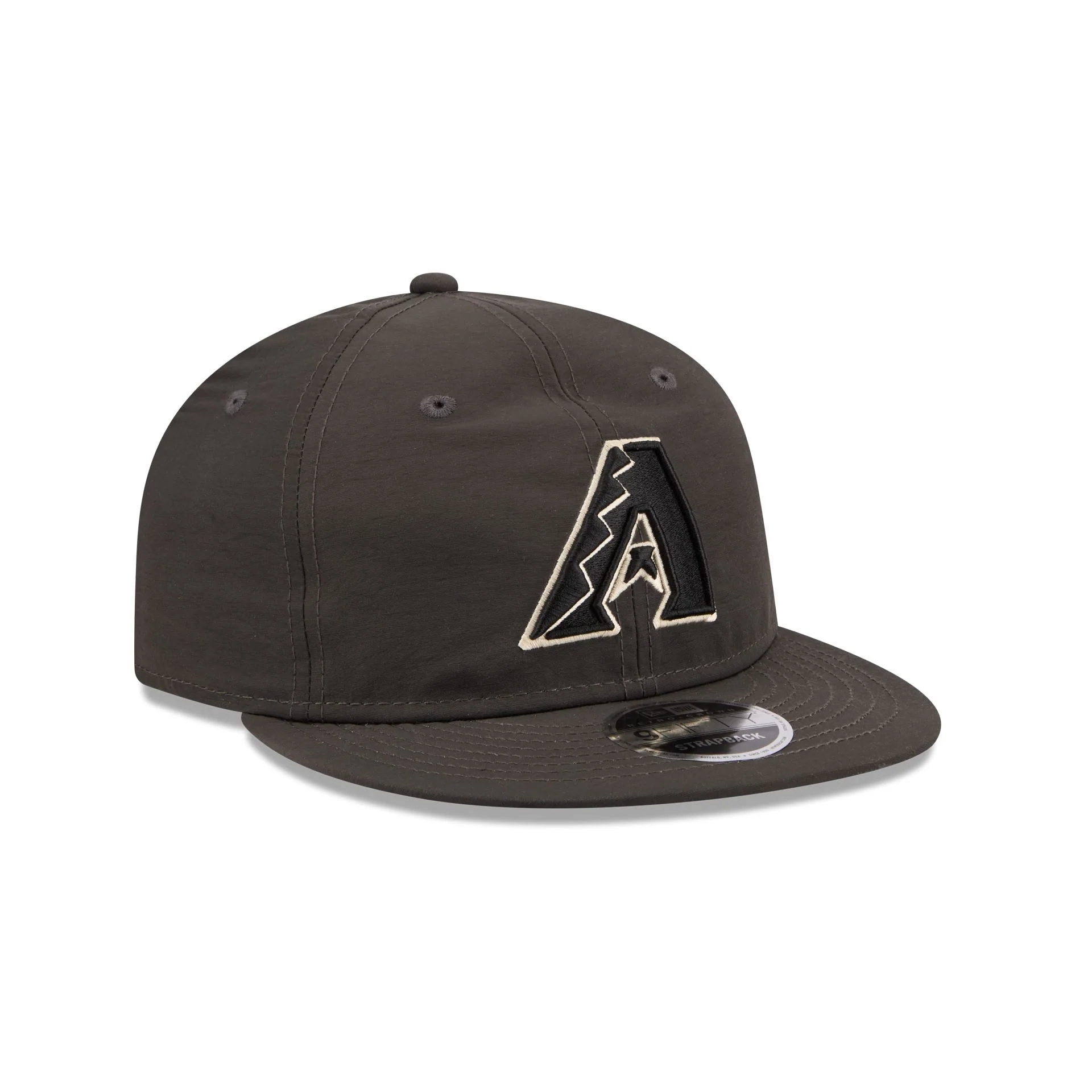 Arizona Diamondbacks Three Looms Nylon Black Retro Crown 9FIFTY Adjustable Hat - Image 3
