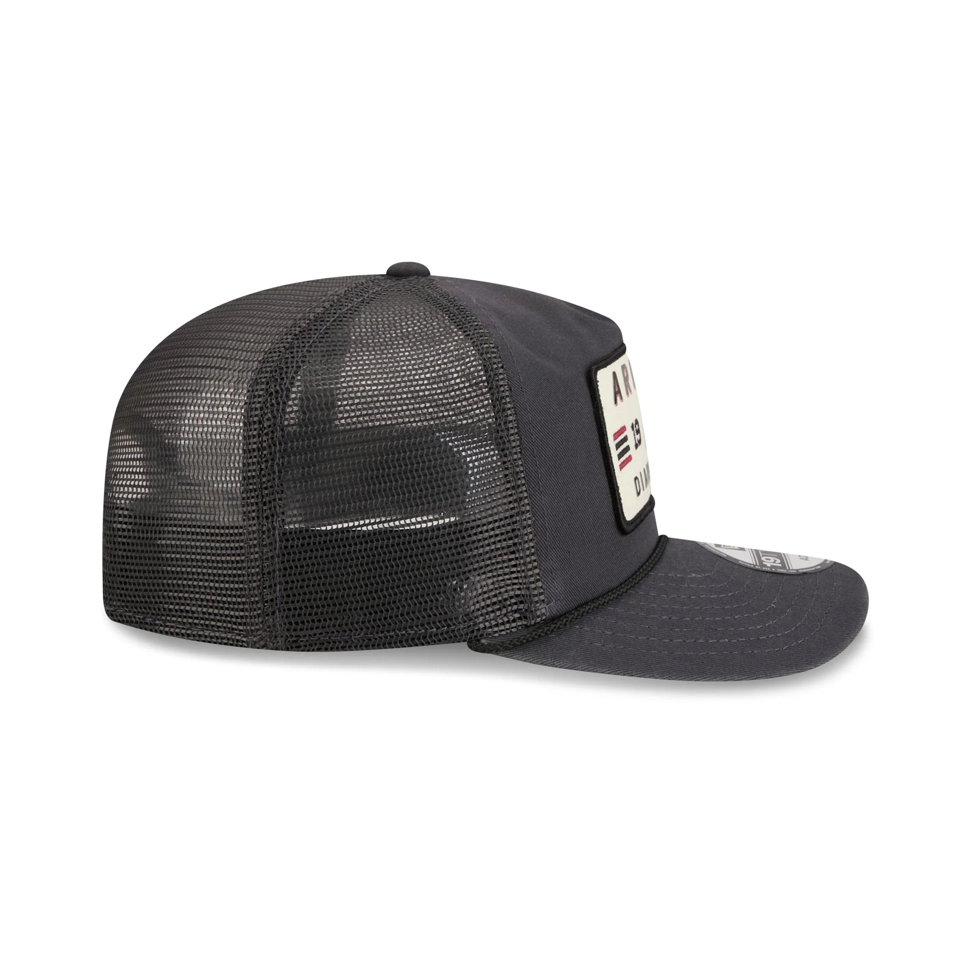Arizona Diamondbacks Washed Graphite 19TWENTY Trucker Hat - Image 5