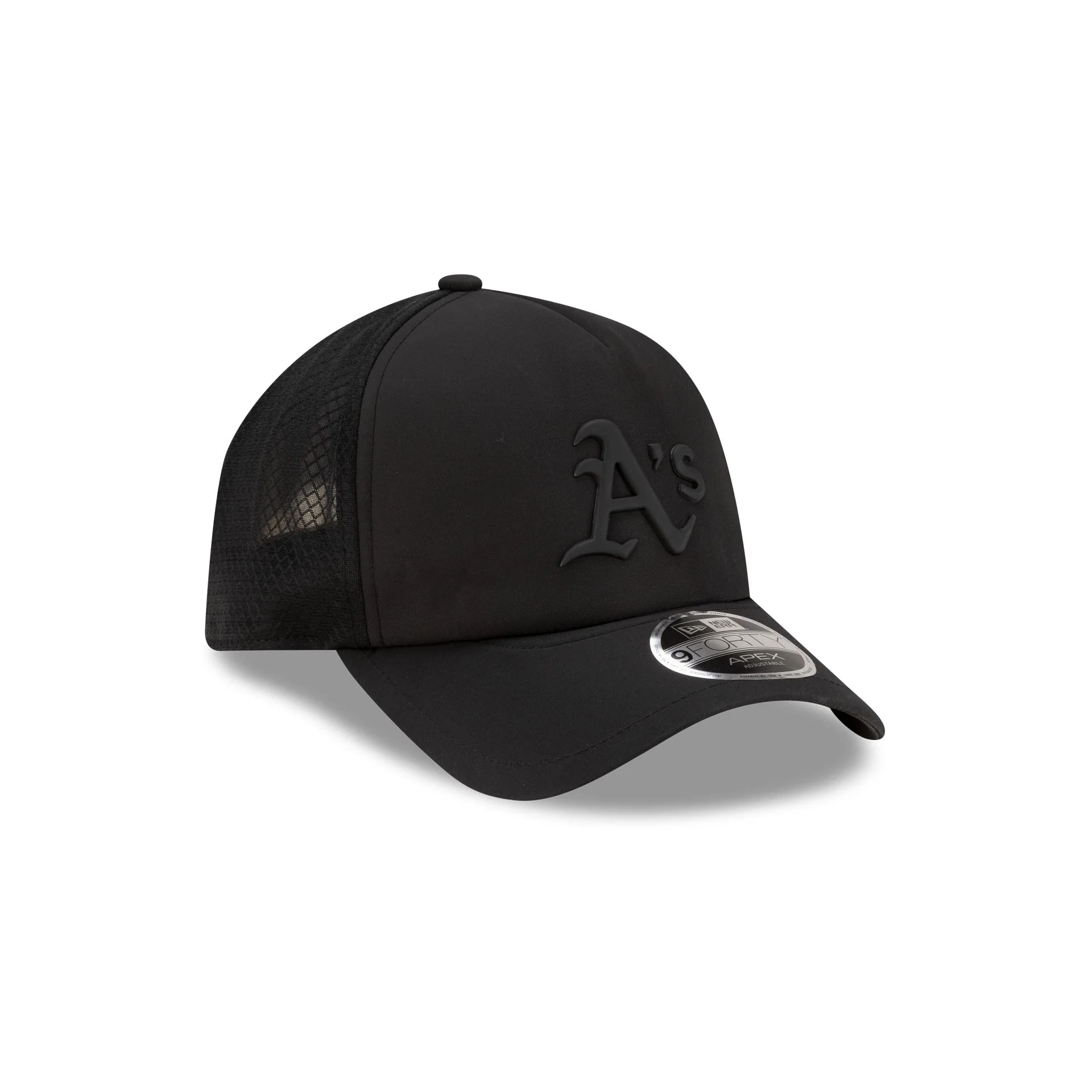 Athletics 2026 Batting Practice Black 9FORTY APEX Trucker Hat - Image 3