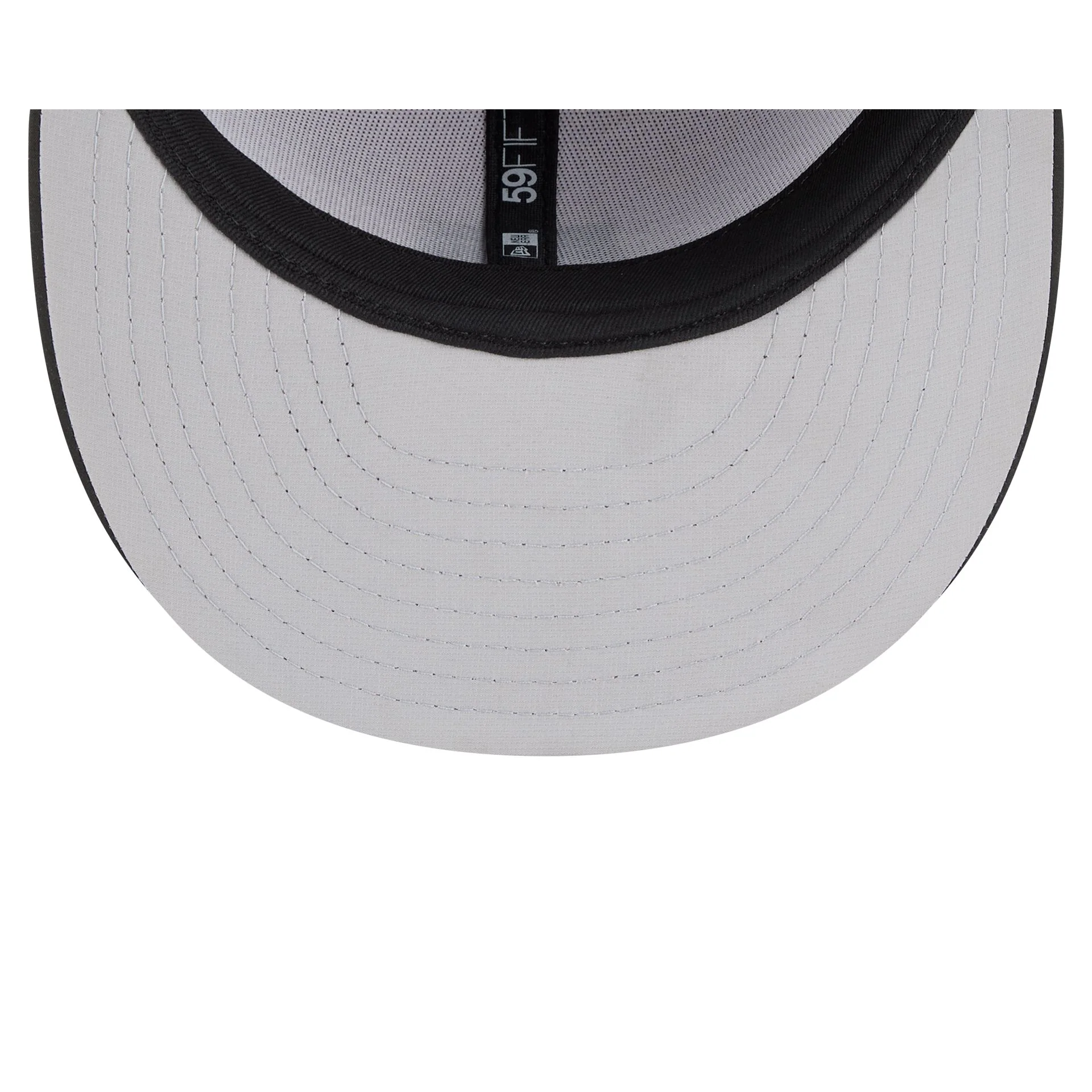 Athletics 2026 Clubhouse Black & White 59FIFTY Fitted Hat - Image 7