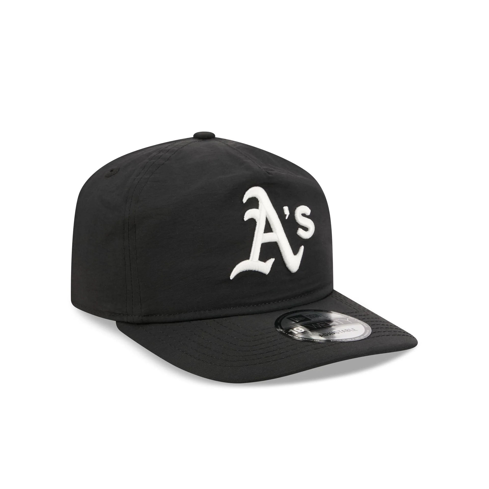 Athletics Black Nylon 19TWENTY Adjustable Hat - Image 3