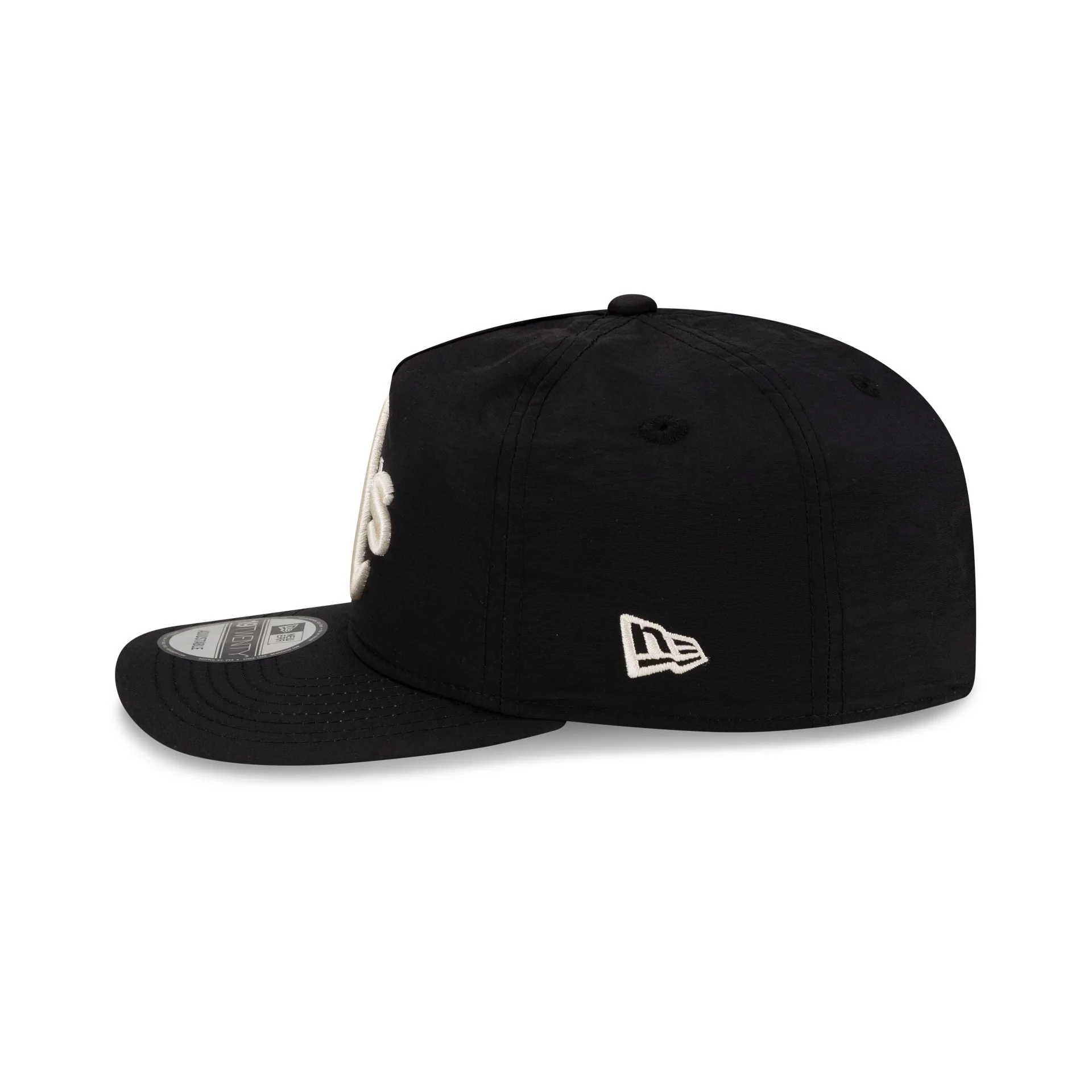 Athletics Black Nylon 19TWENTY Snapback Hat - Image 4