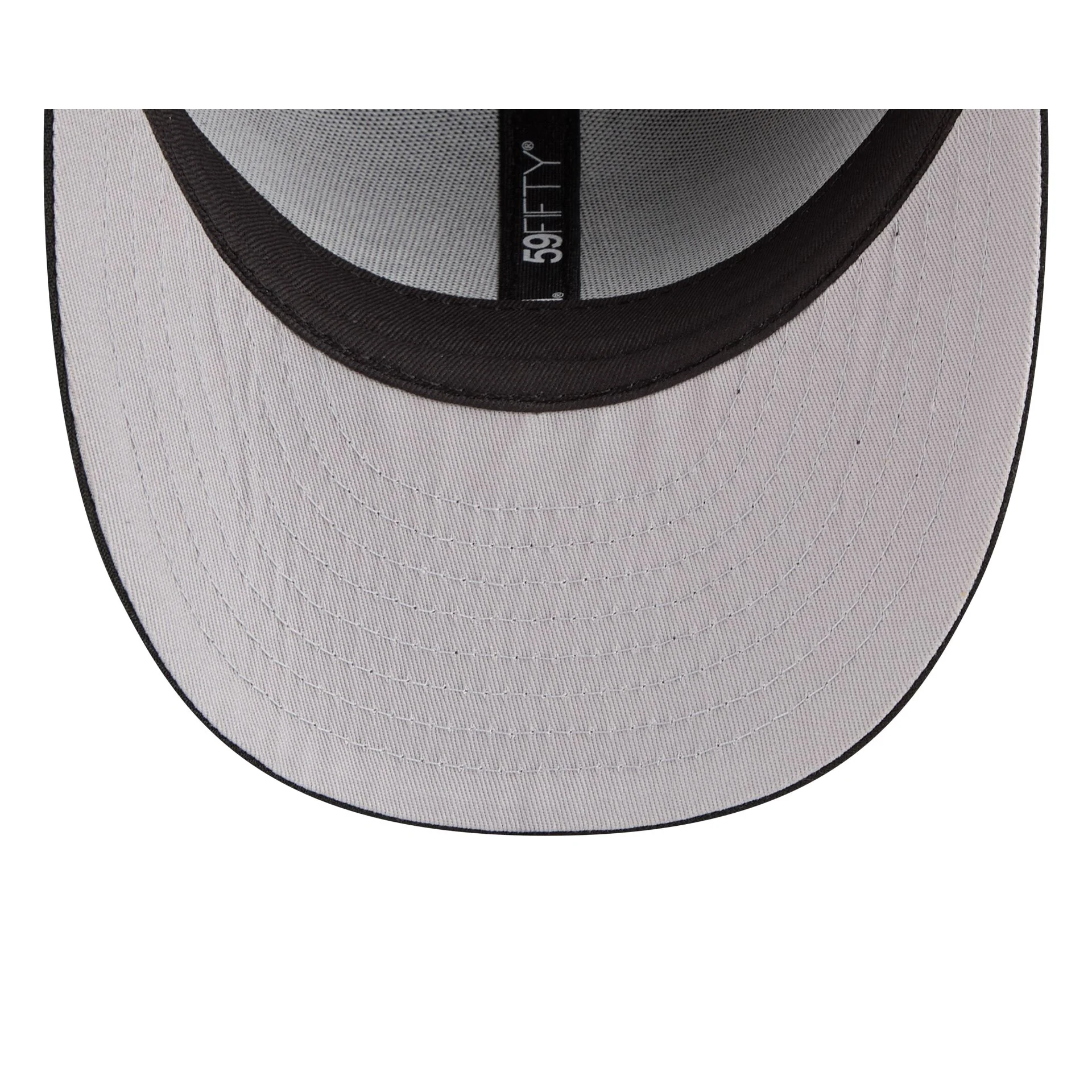 Athletics Black Pre-Curve 59FIFTY Fitted Hat - Image 7