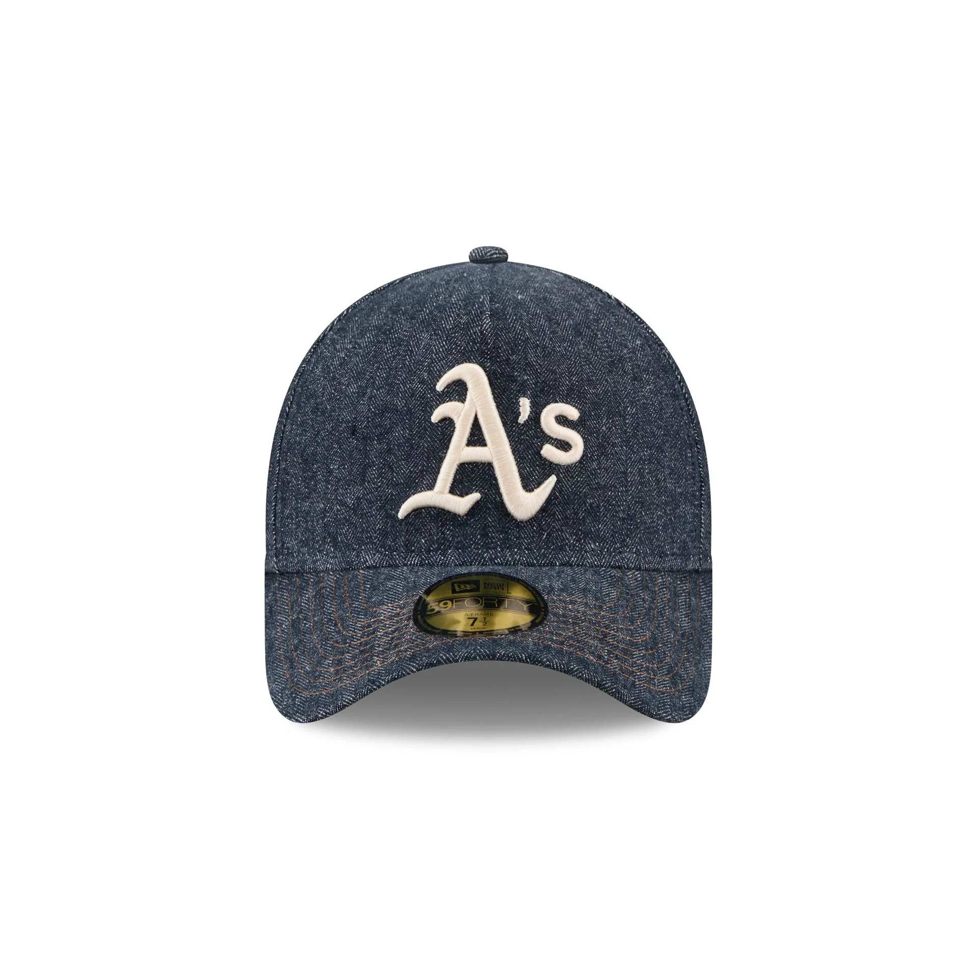 Athletics Denim 59FORTY A-Frame Fitted Hat - Image 2