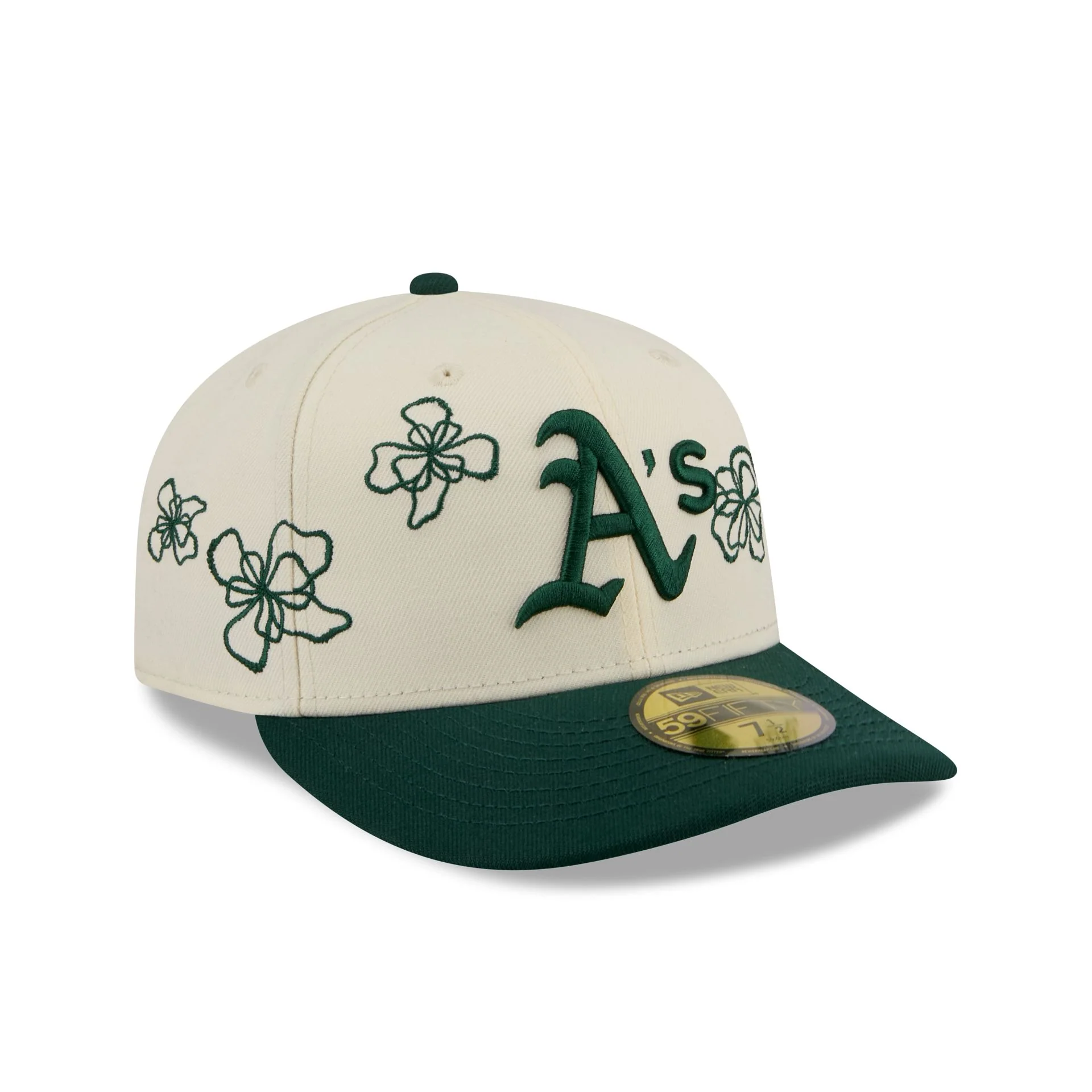 Athletics Floral Outline 59FIFTY Fitted Hat - Image 3