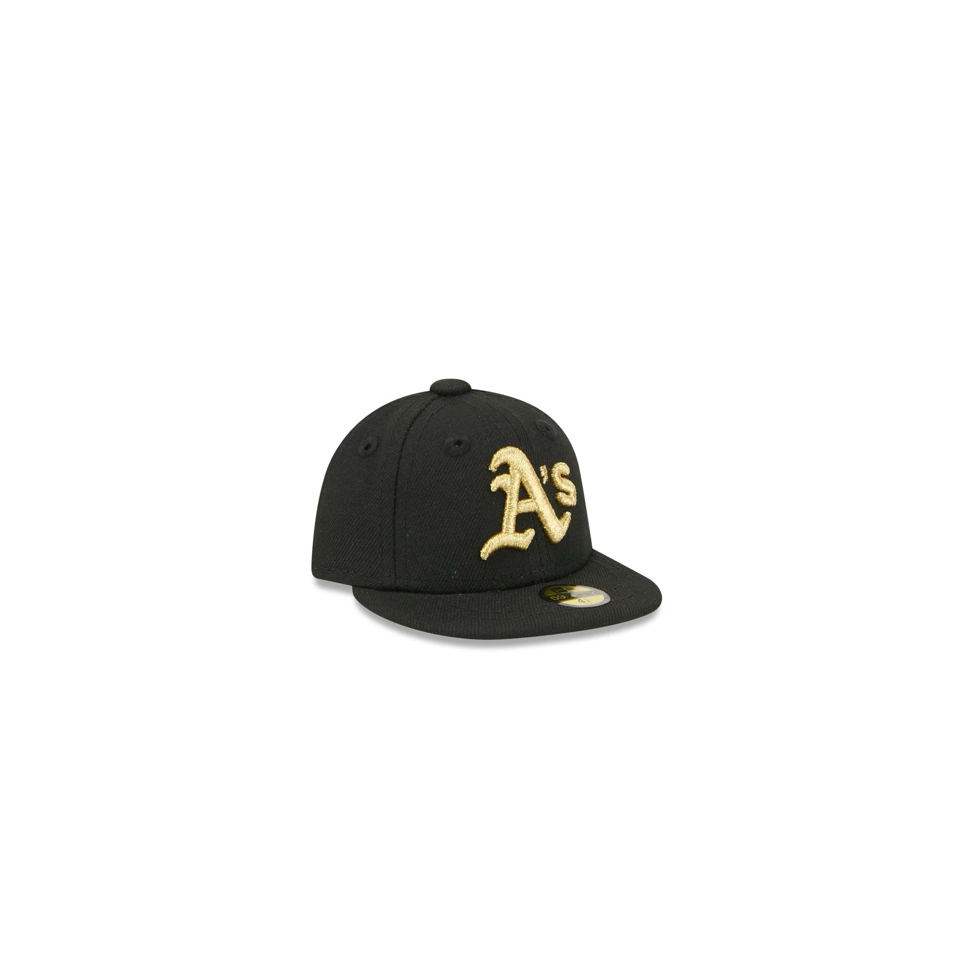 Athletics Gold Logo Mini 59FIFTY Fitted Hat - Image 3