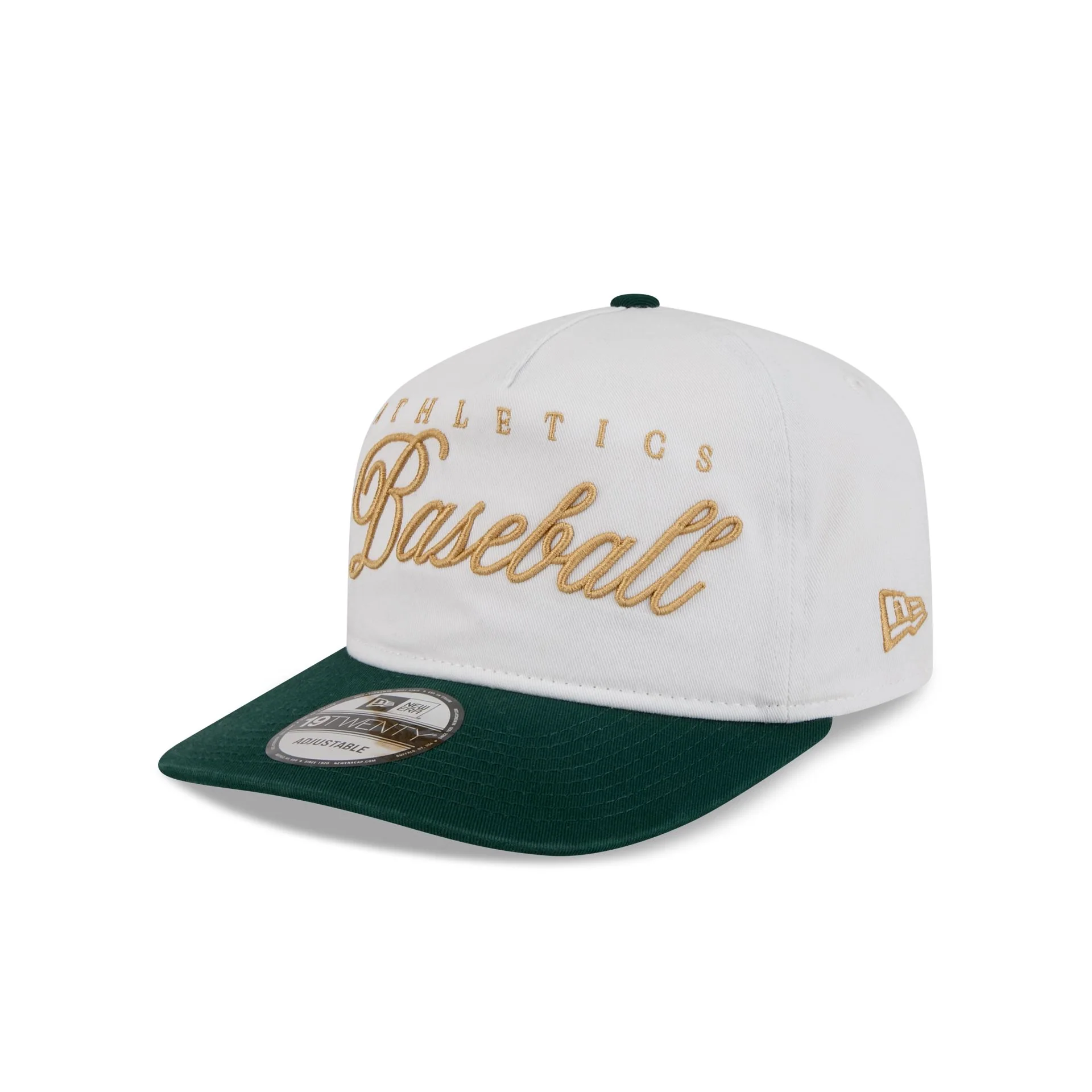 Athletics Gold Scripted 19TWENTY Adjustable Hat - Image 3