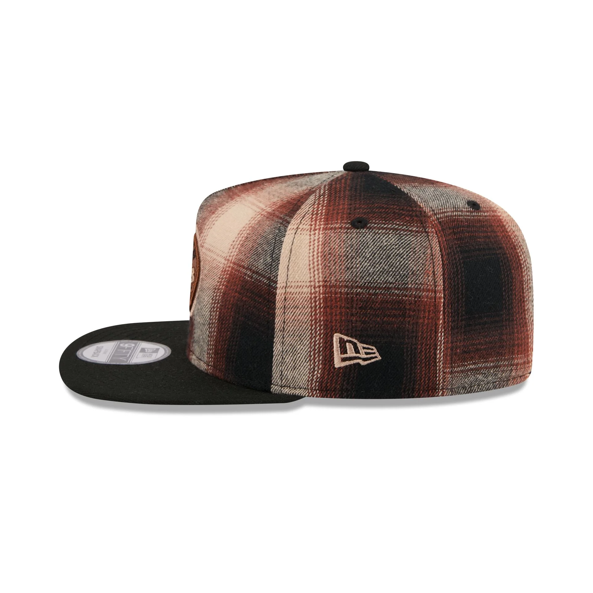 Athletics Grunge Plaid 9FIFTY A-Frame Adjustable Hat - Image 4
