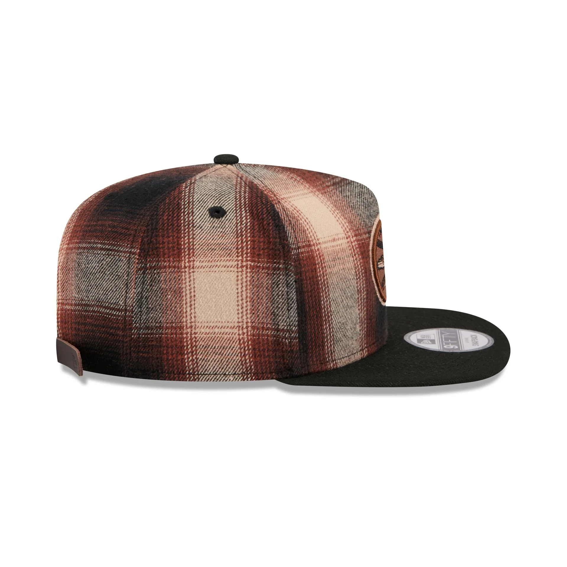Athletics Grunge Plaid 9FIFTY A-Frame Adjustable Hat - Image 5