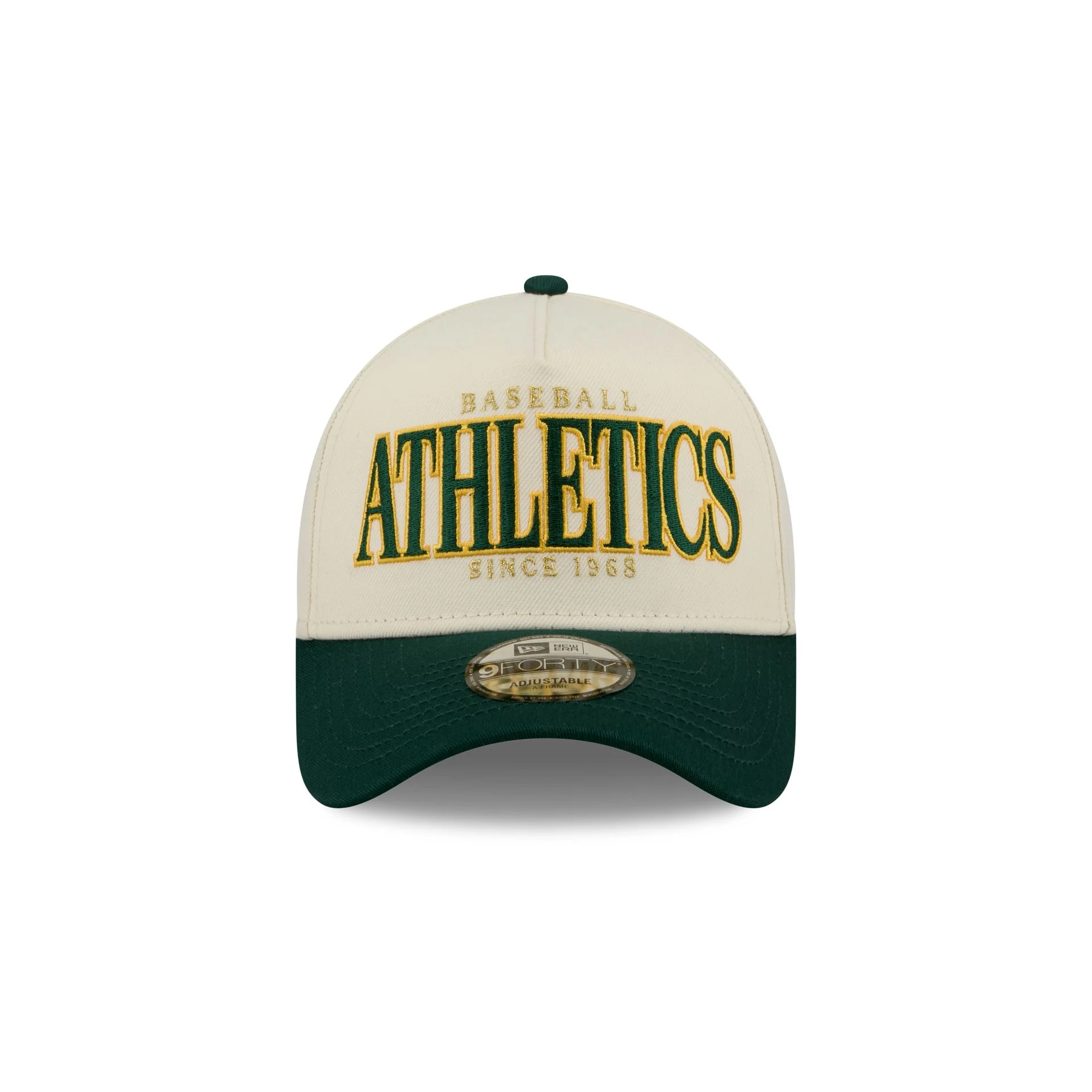 Athletics Opening Day Chrome White 9FORTY A-Frame Snapback Hat - Image 2