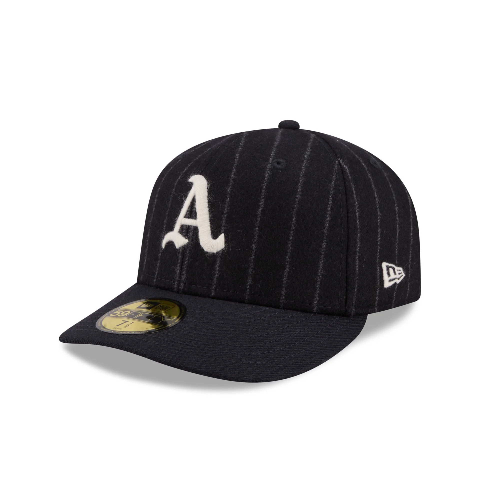 Athletics Pinstripe Merino & Cashmere Moon 59FIFTY Fitted Hat - Image 3