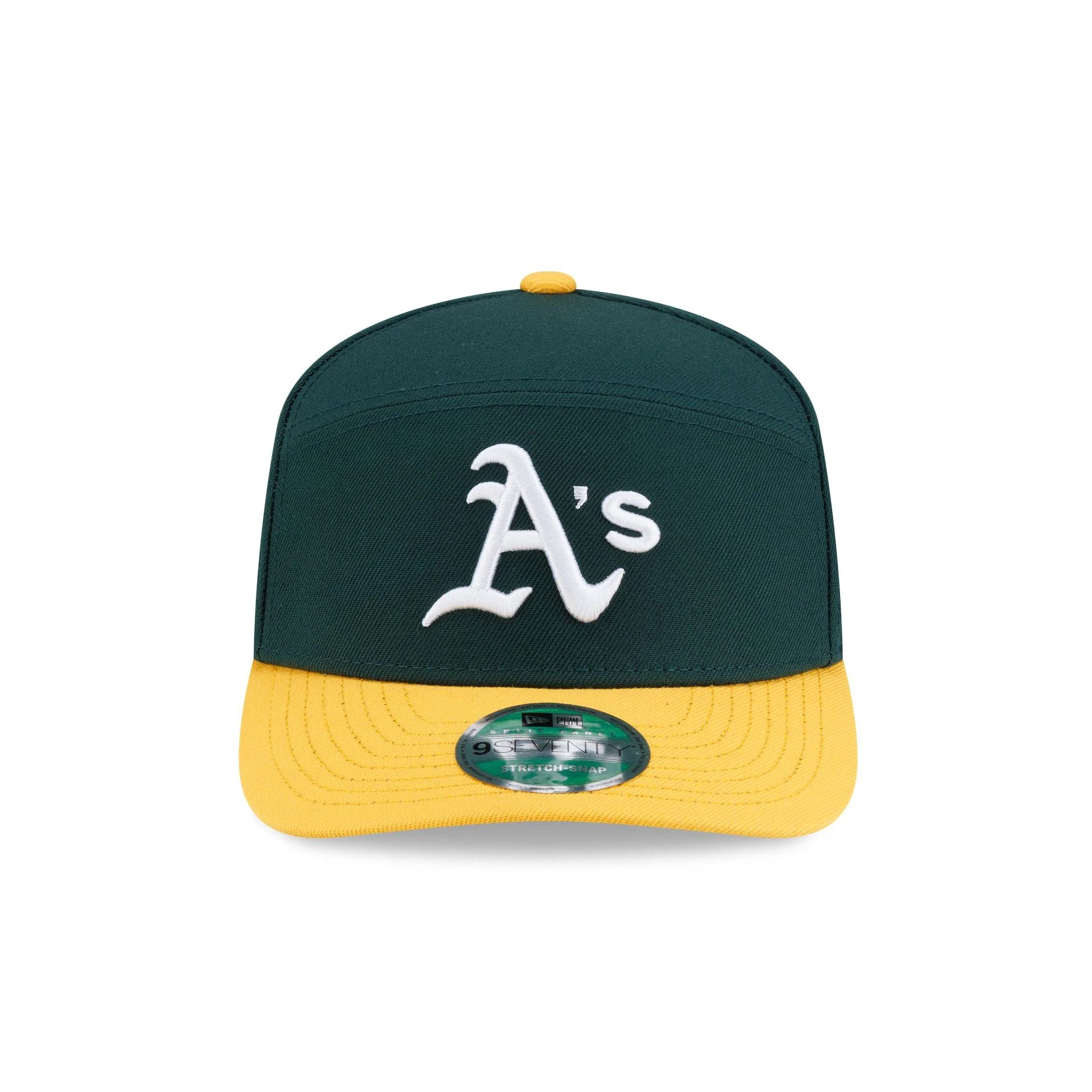 Athletics Player Replica Home Split Panel 9SEVENTY Stretch-Snap Hat - Image 2