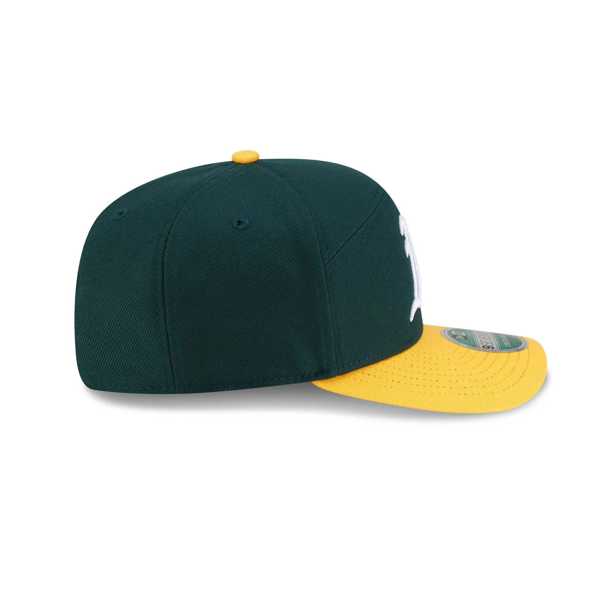 Athletics Player Replica Home Split Panel 9SEVENTY Stretch-Snap Hat - Image 5